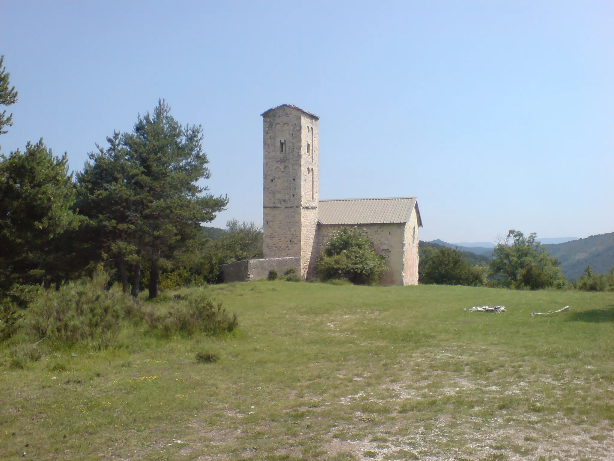 Photo showing: Chapelle romane Saint-Thyrse ; commune de Castellane, France ; art roman, XIIe siècle