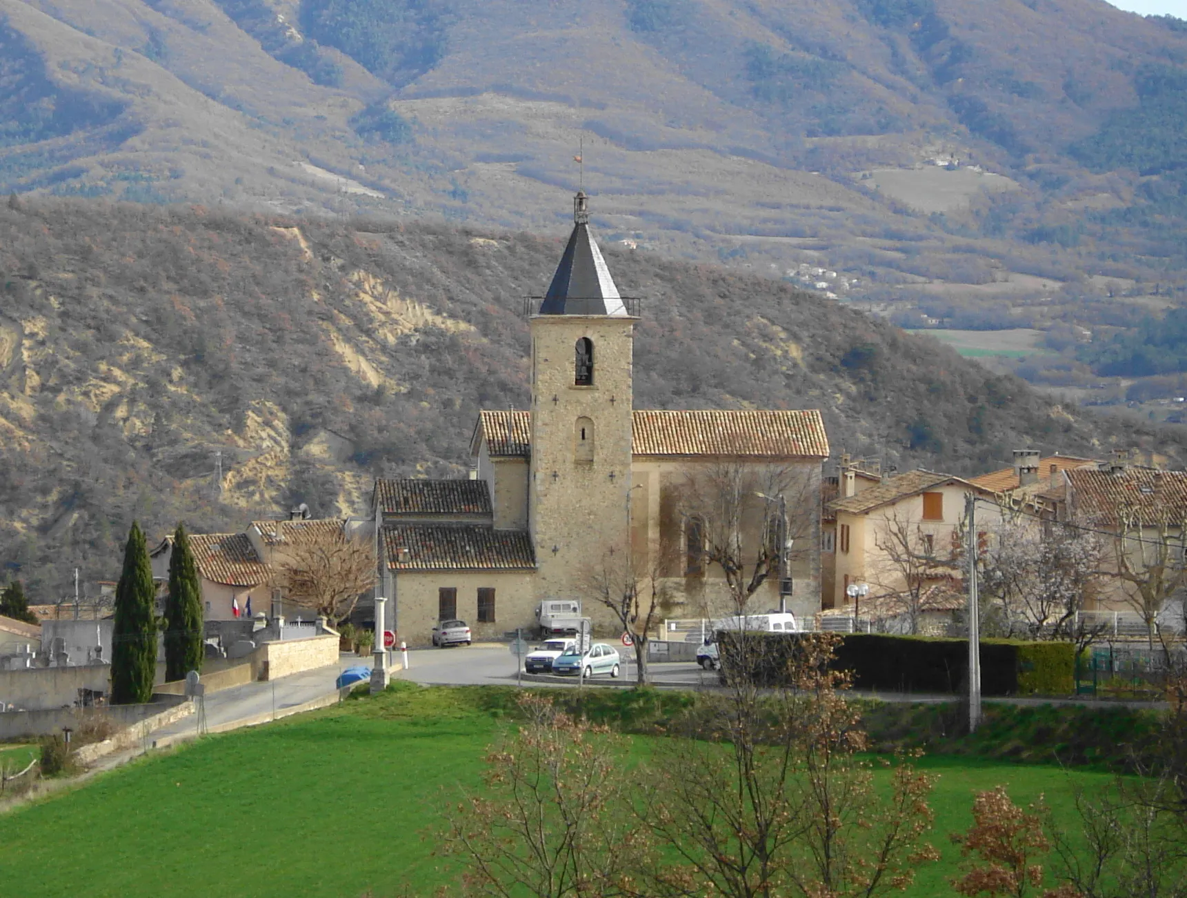 Photo showing: Photo du village de Champtercier, France