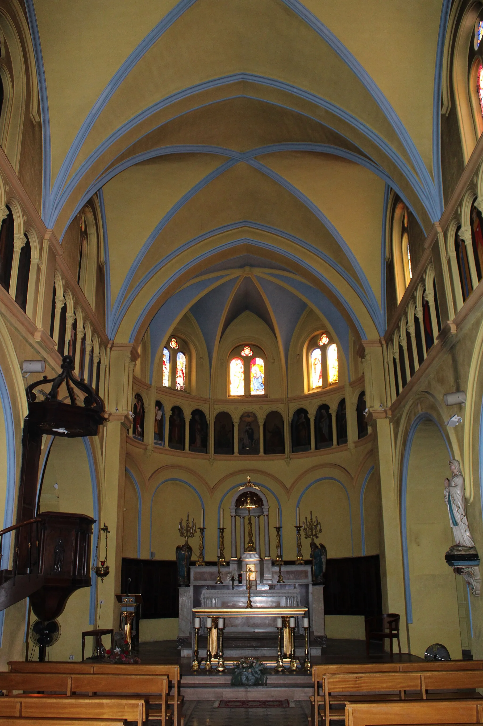 Photo showing: Eglise paroissiale de l'Annonciade: le choeur