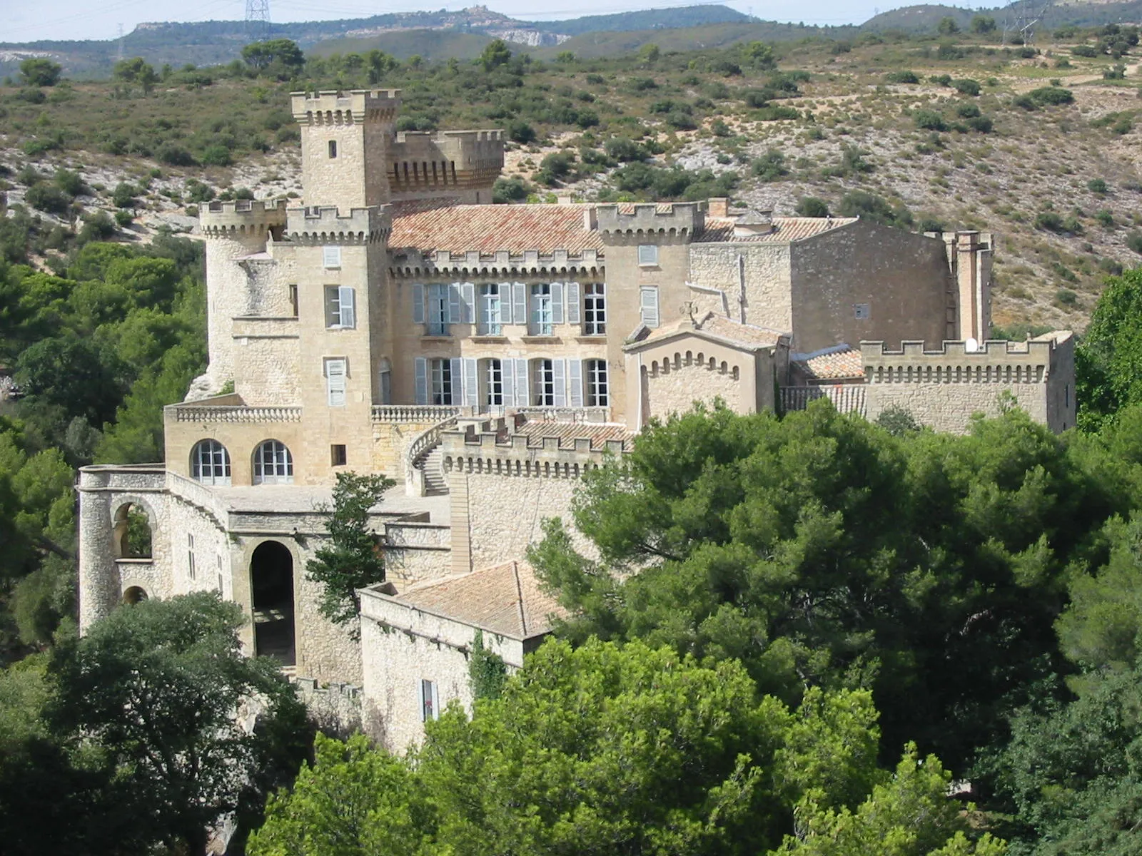 Photo showing: Castle of La Barben