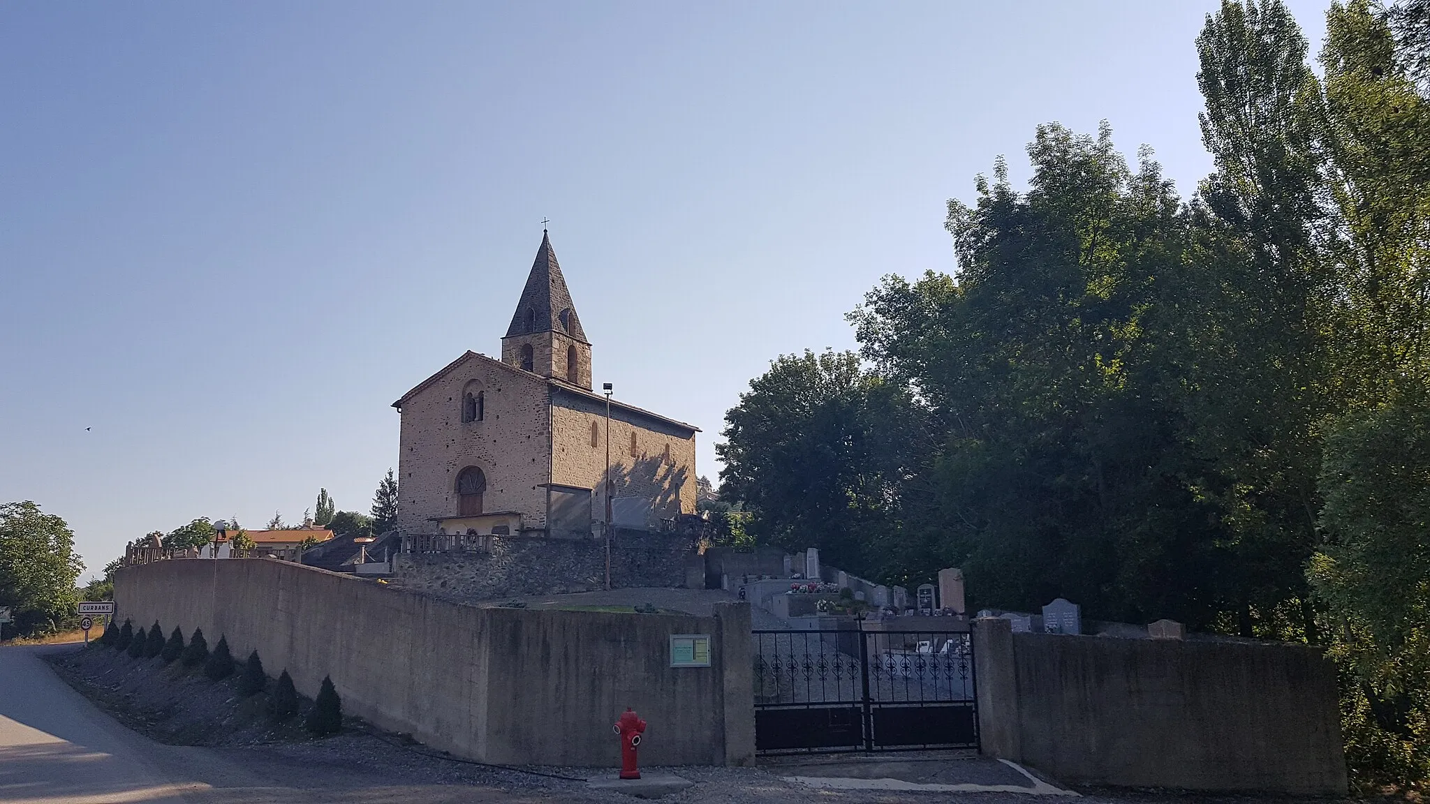 Photo showing: Chapelle Saint-Pierre de Curbans (04).