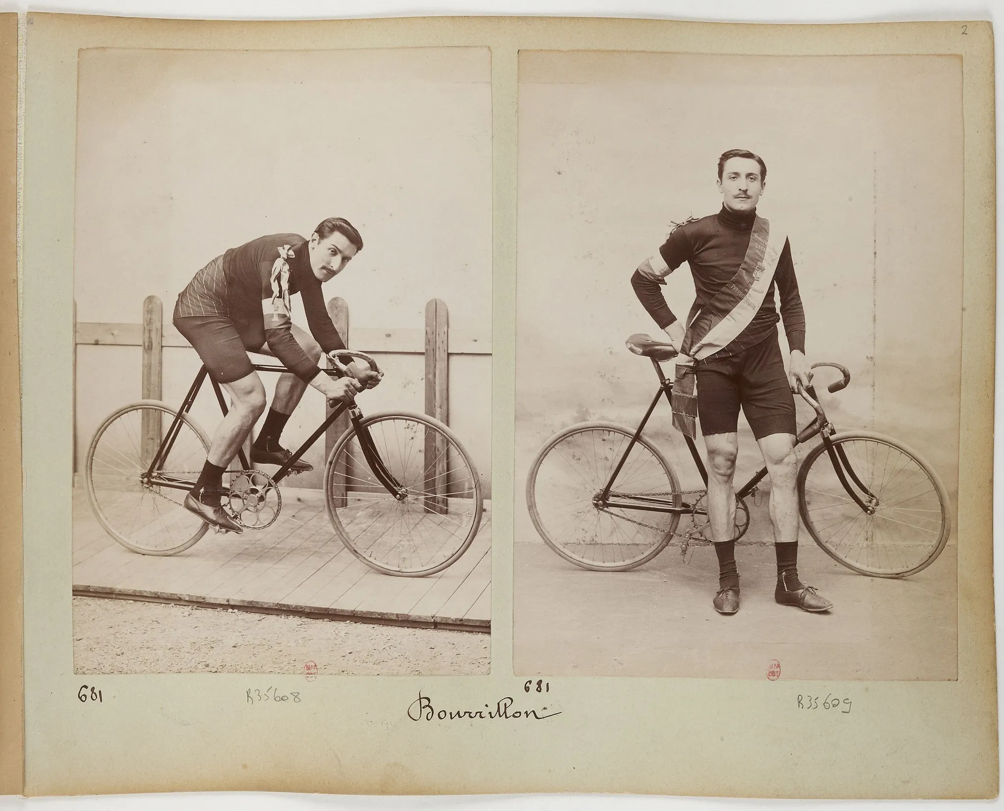 Photo showing: [Collection Jules Beau. Photographie sportive] : T. 11. Années 1898, 1899 et 1900 / Jules Beau : F. 2. Bourrillon;