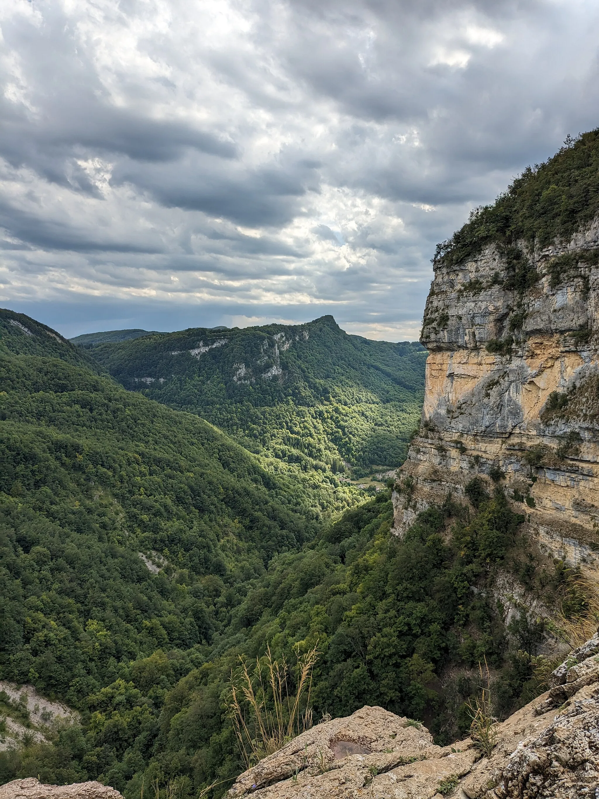 Photo showing: Vue sur la vallée.