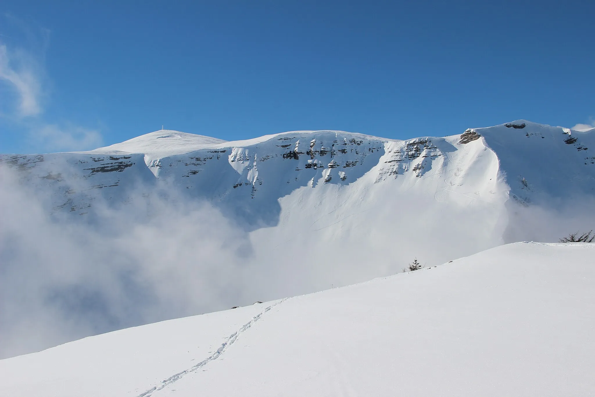 Photo showing: Colomby de Gex seen from Mont Chanais