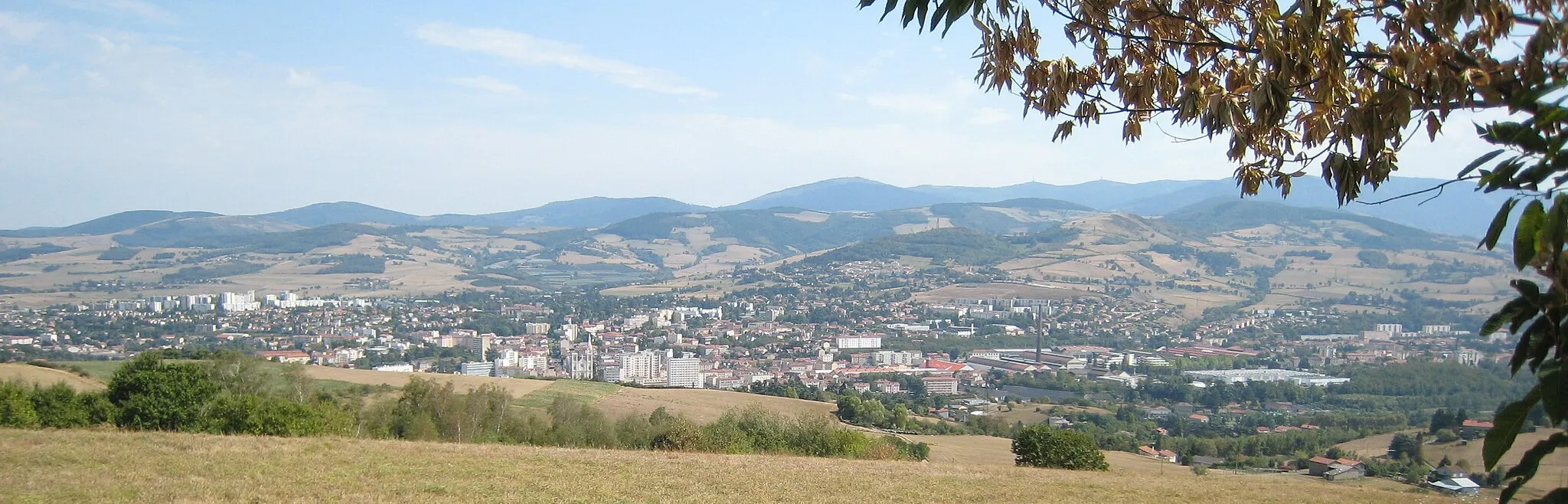 Photo showing: Paysage de Saint Chamond