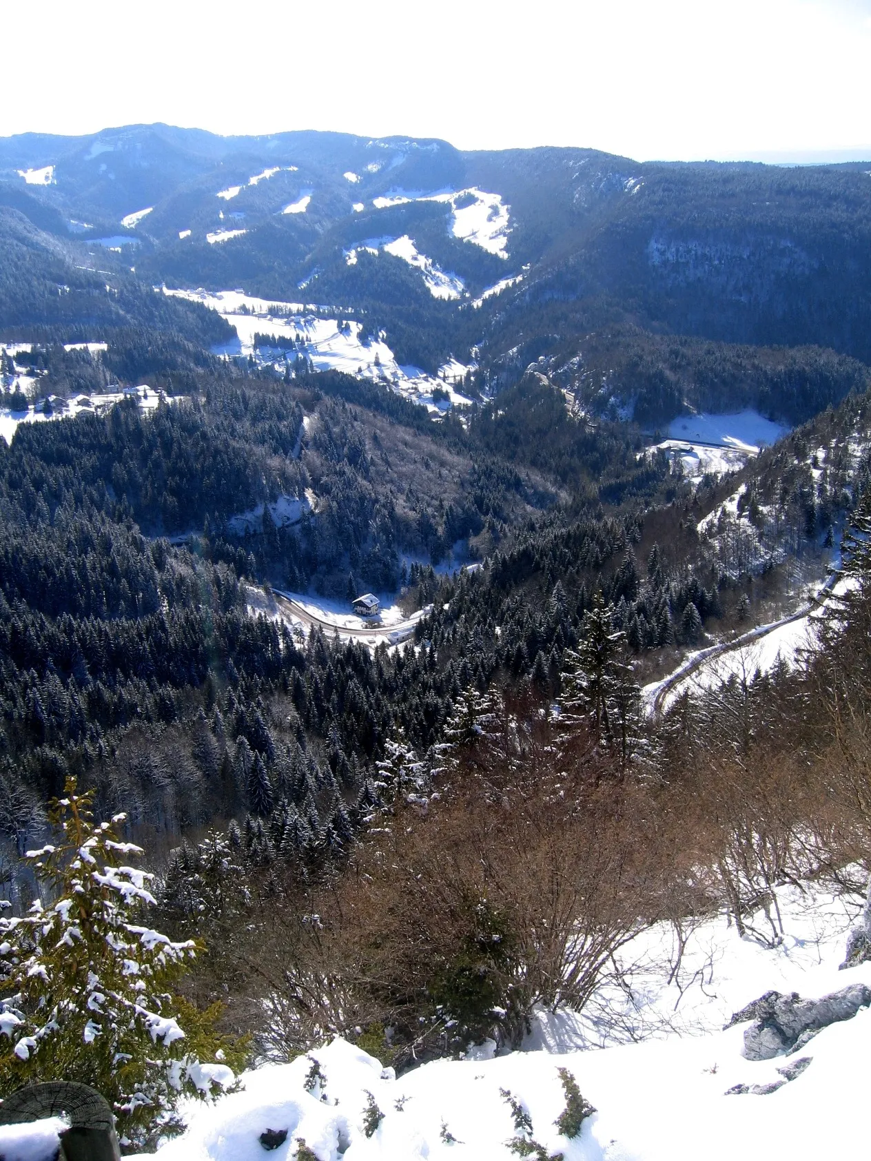 Photo showing: Jura Les Rousses Roche Blanche 19022009