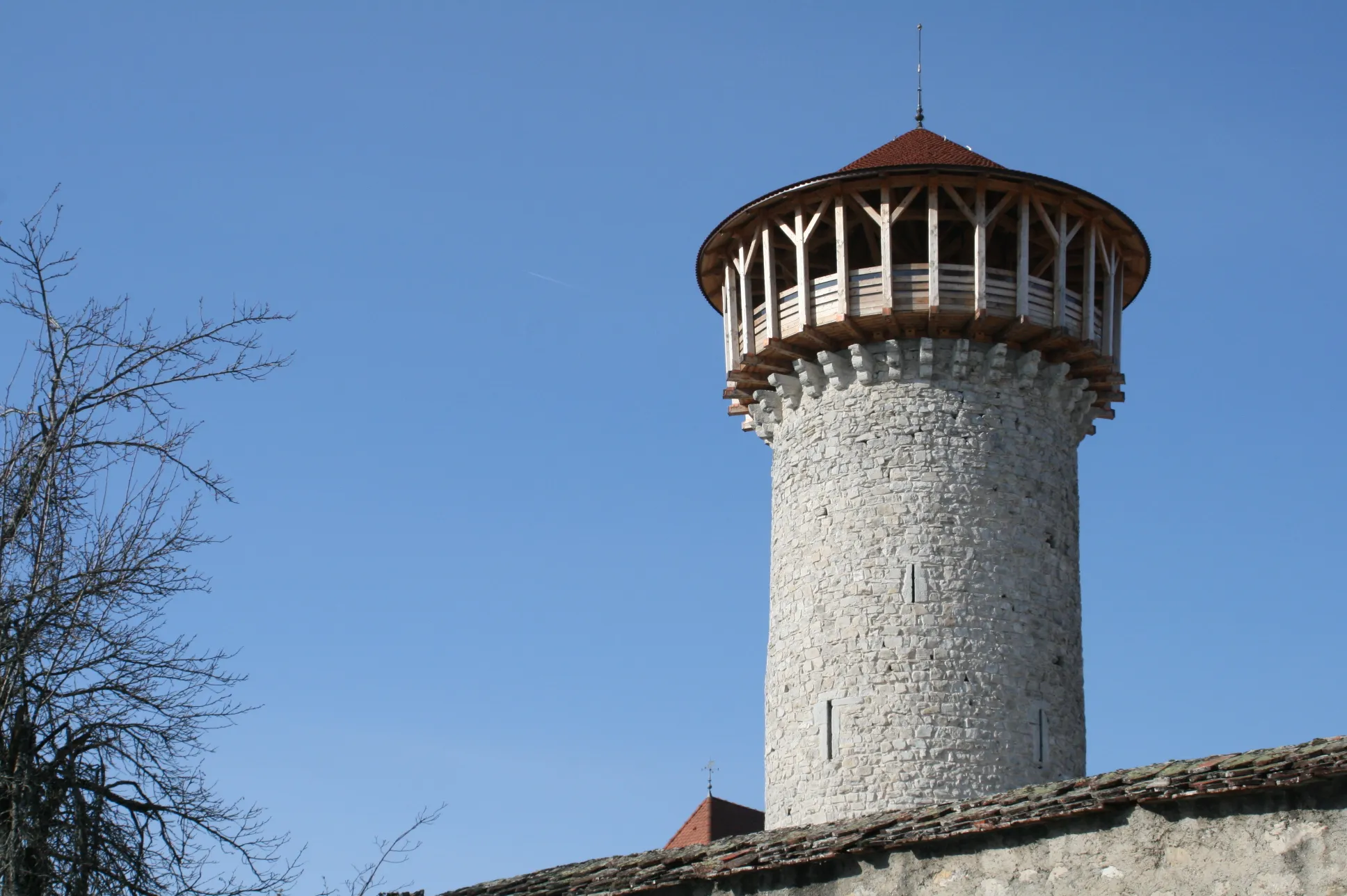 Photo showing: Donjon de Faverges du XIIe siècle, restauré en 2006/2007