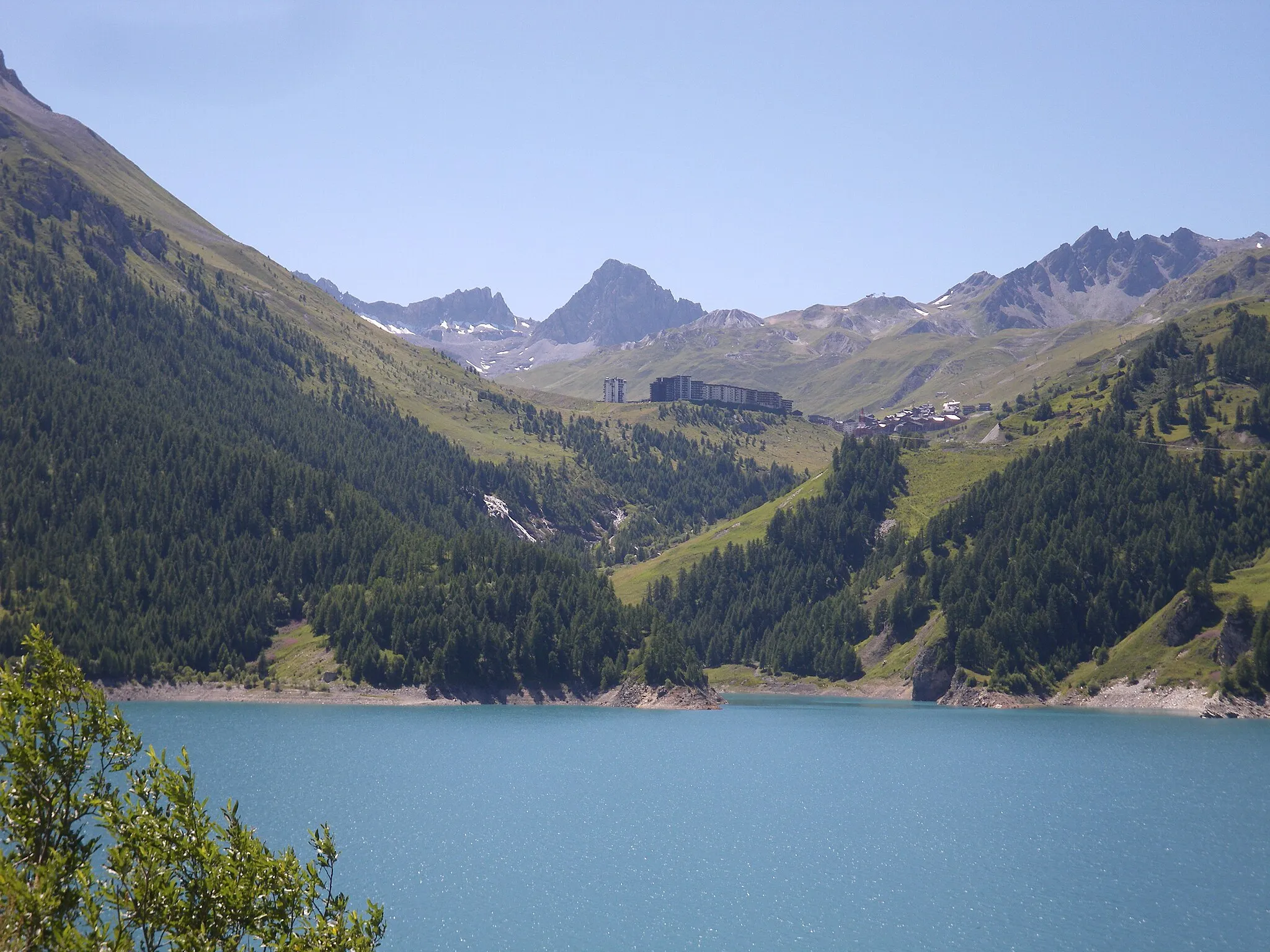Photo showing: le lac de tignes