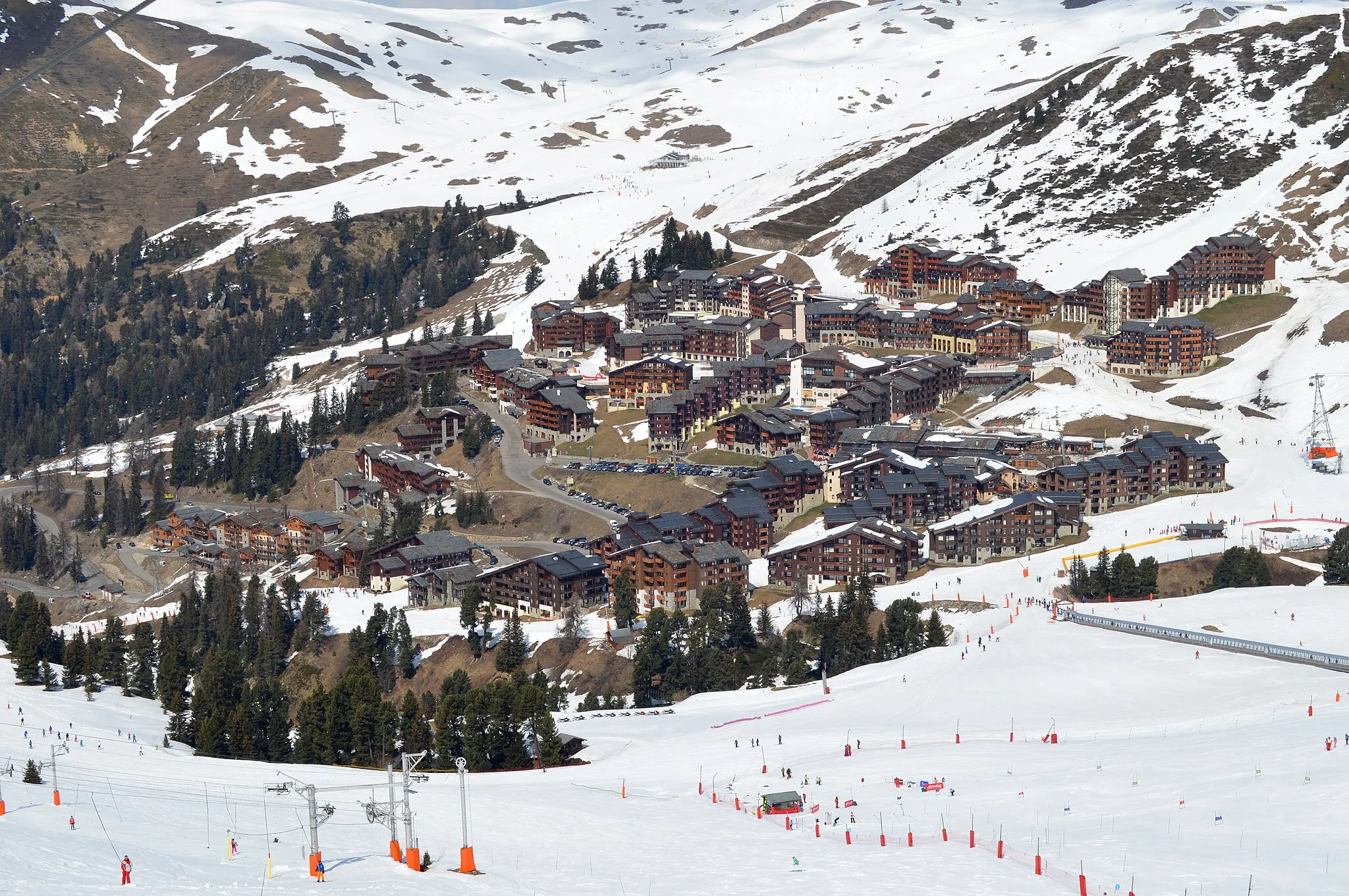 Photo showing: Belle Plagne seen from the south, 2017