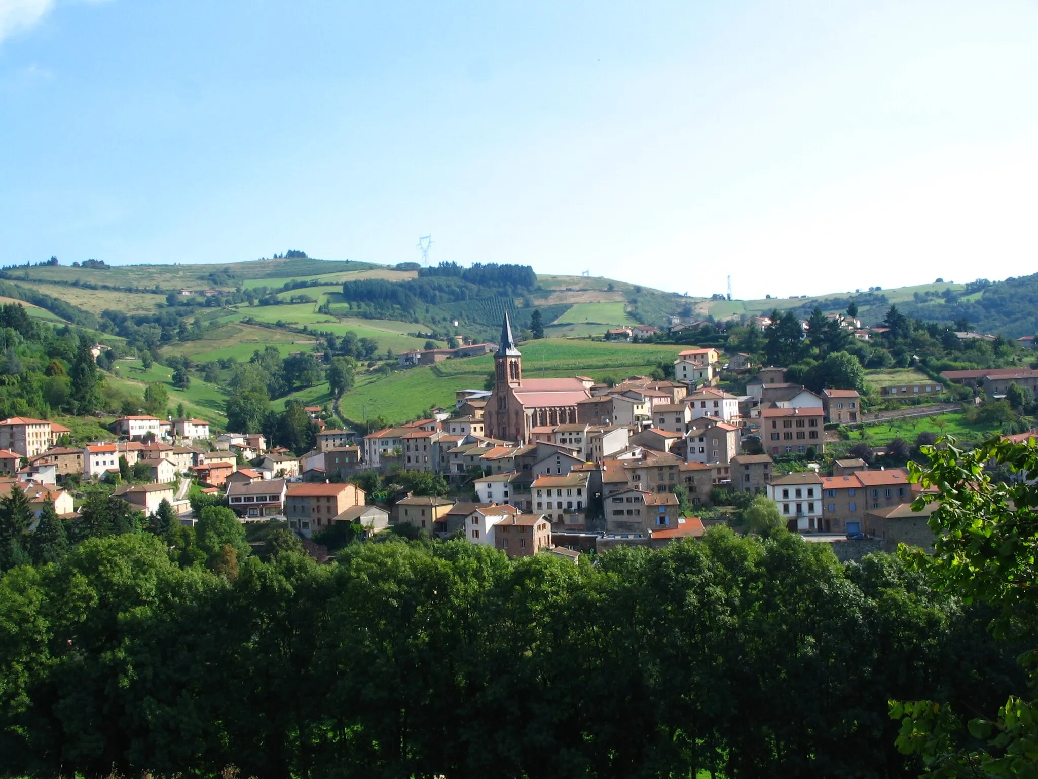 Photo showing: Valsonne, Rhône, France.