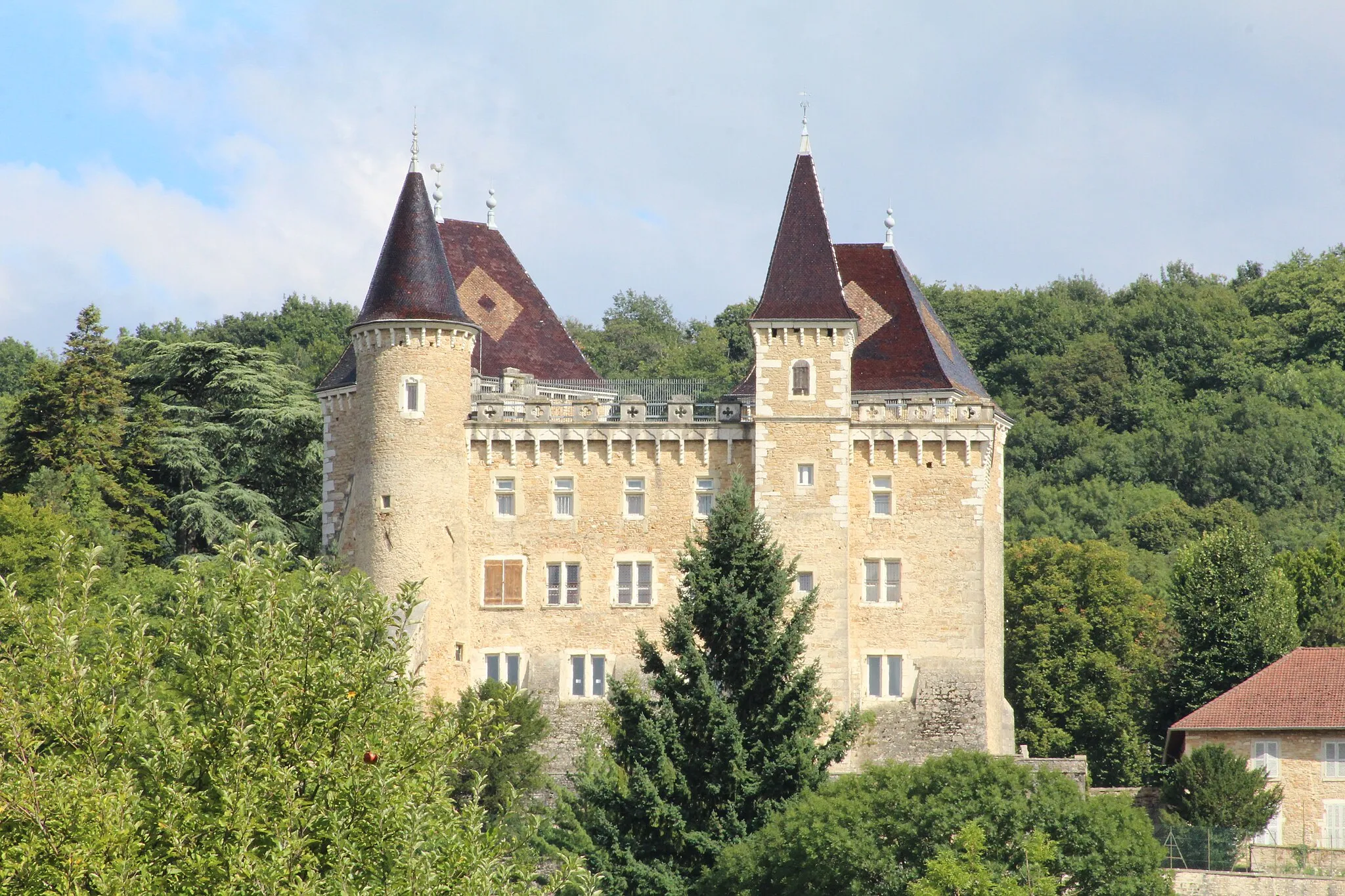 Photo showing: Château de Varey, Saint-Jean-le-Vieux, Ain.