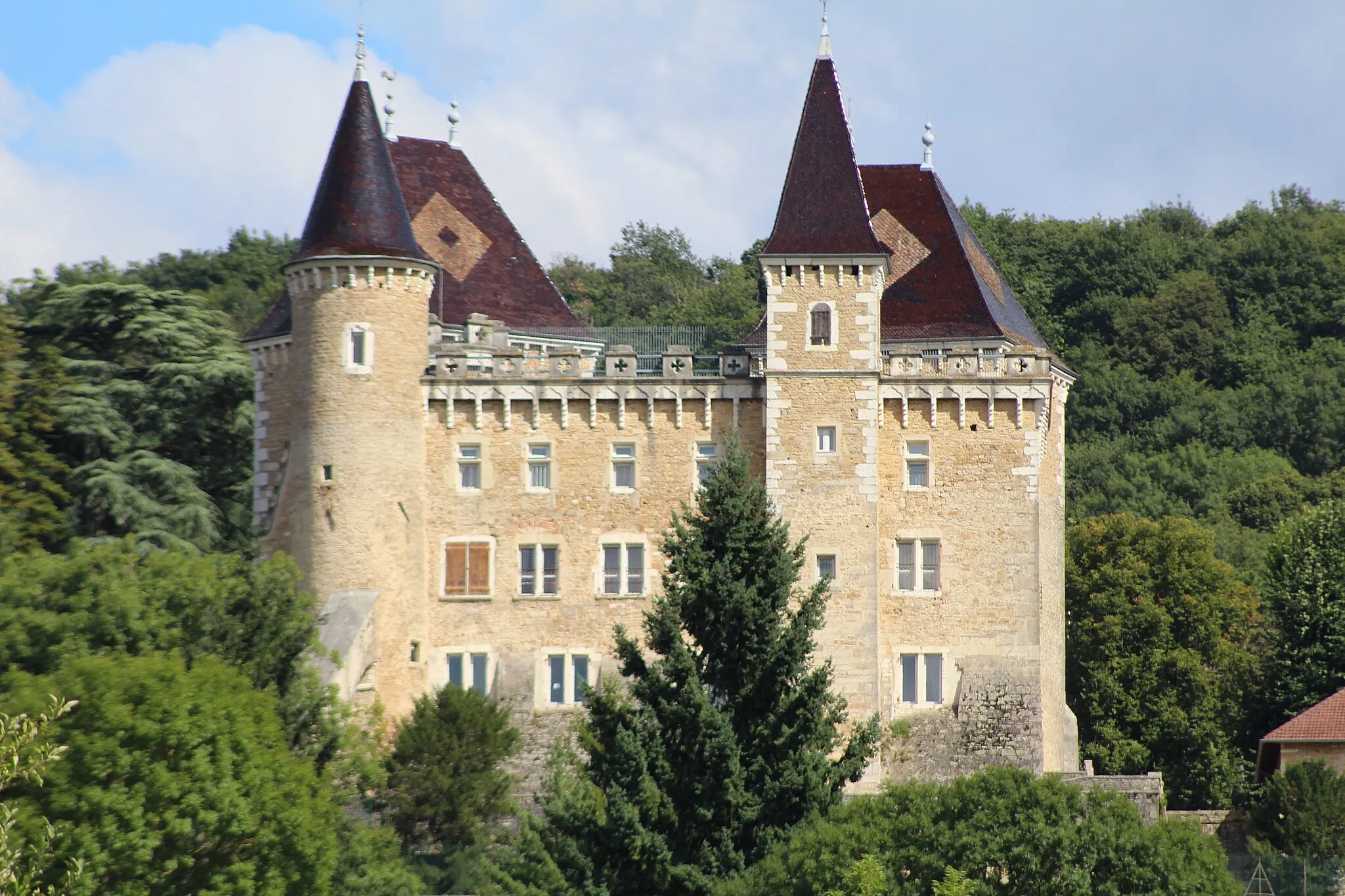 Photo showing: Château de Varey, Saint-Jean-le-Vieux, Ain.