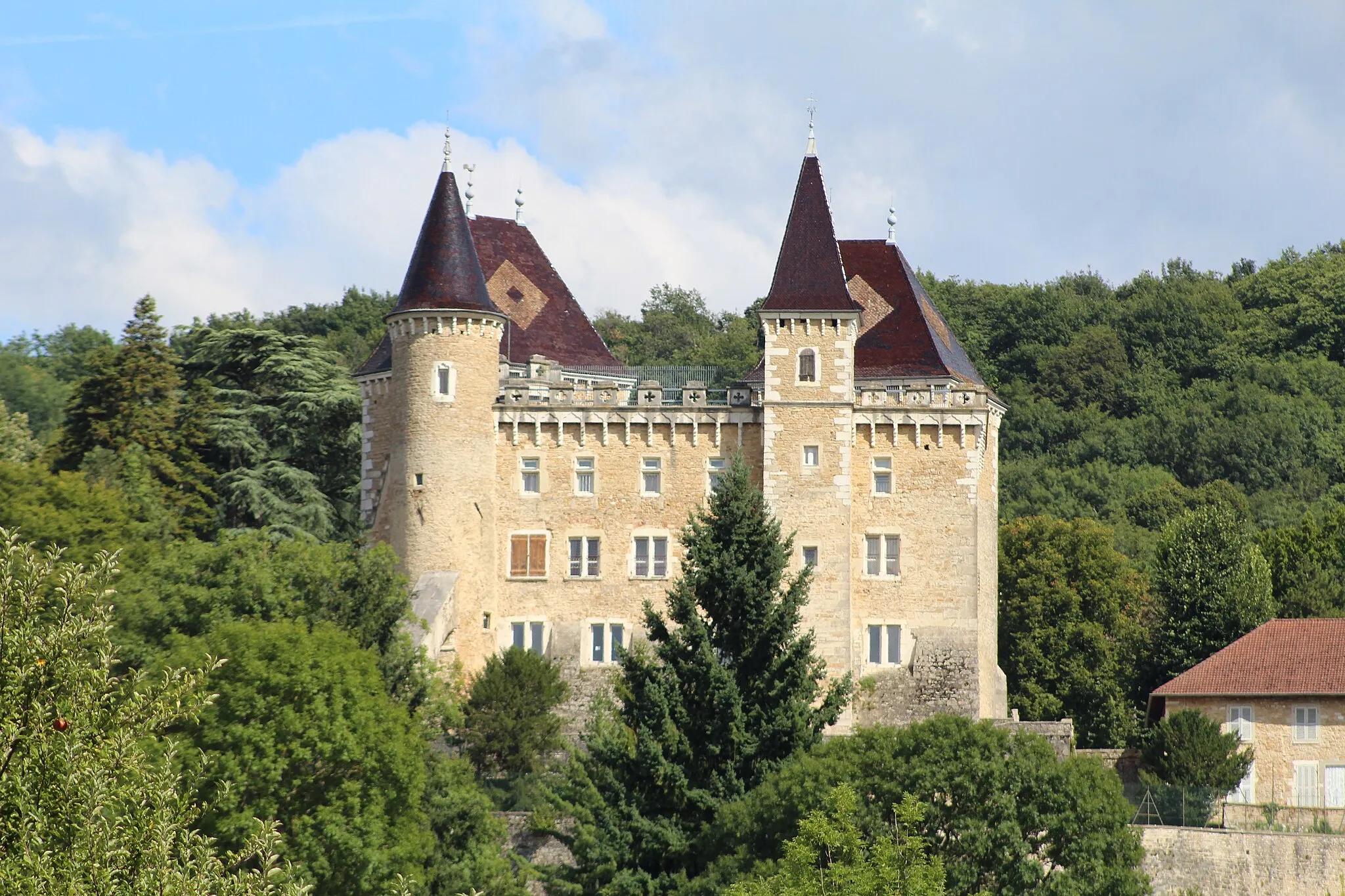 Photo showing: Château de Varey, Saint-Jean-le-Vieux, Ain.