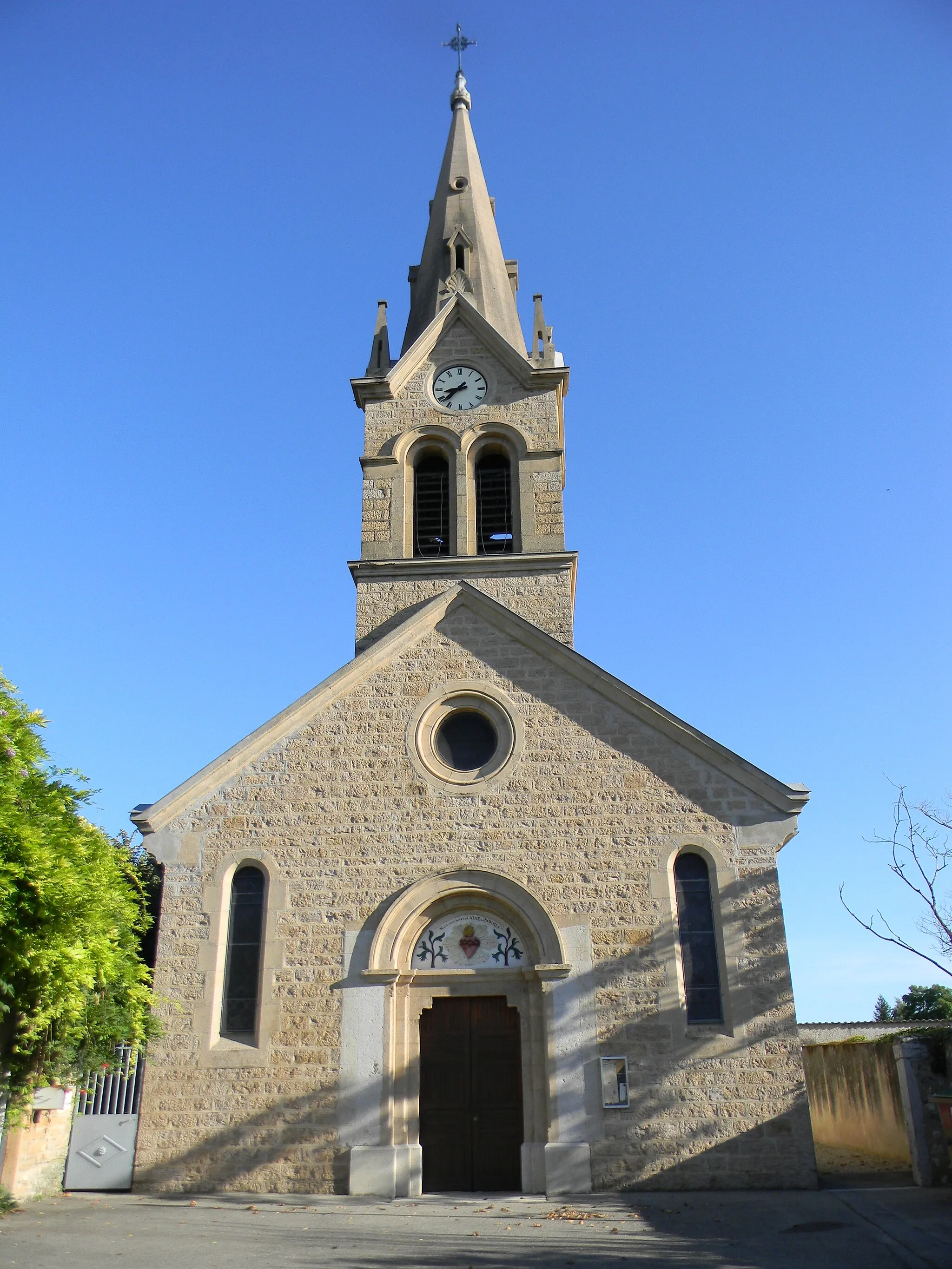 Photo showing: Église d'Anthon.