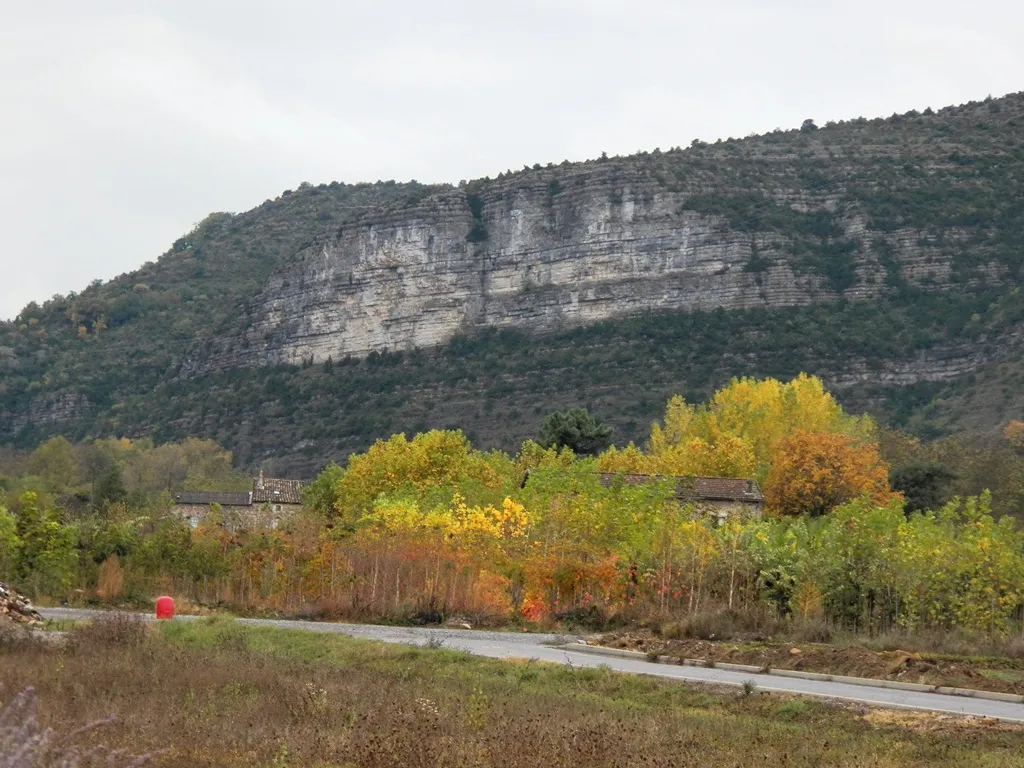 Photo showing: Falaises dans les gorges de la Beaume près de  Rosières (Ardèche)