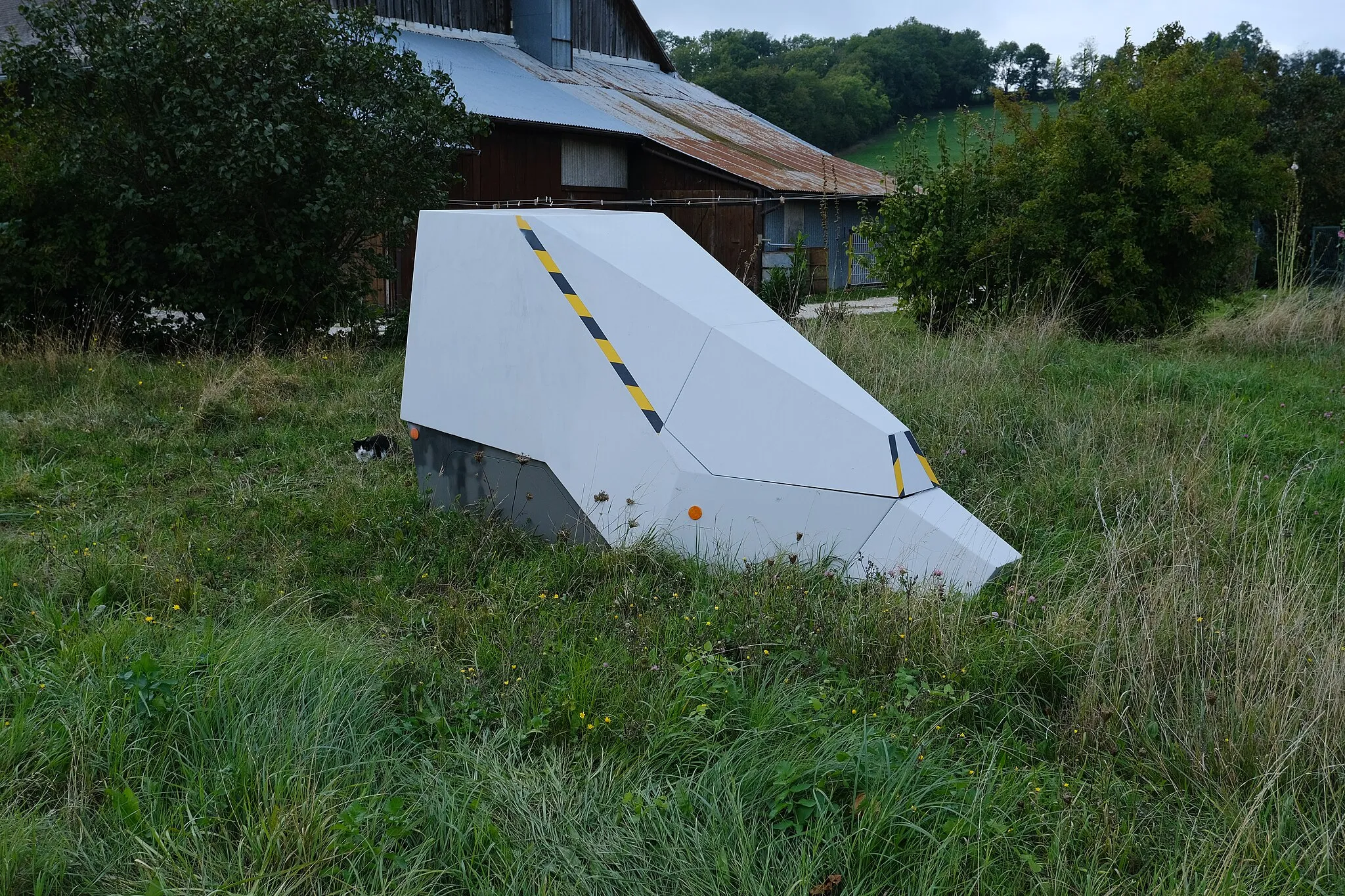 Photo showing: Radar @ Col du Mont Sion @ Saint-Blaise