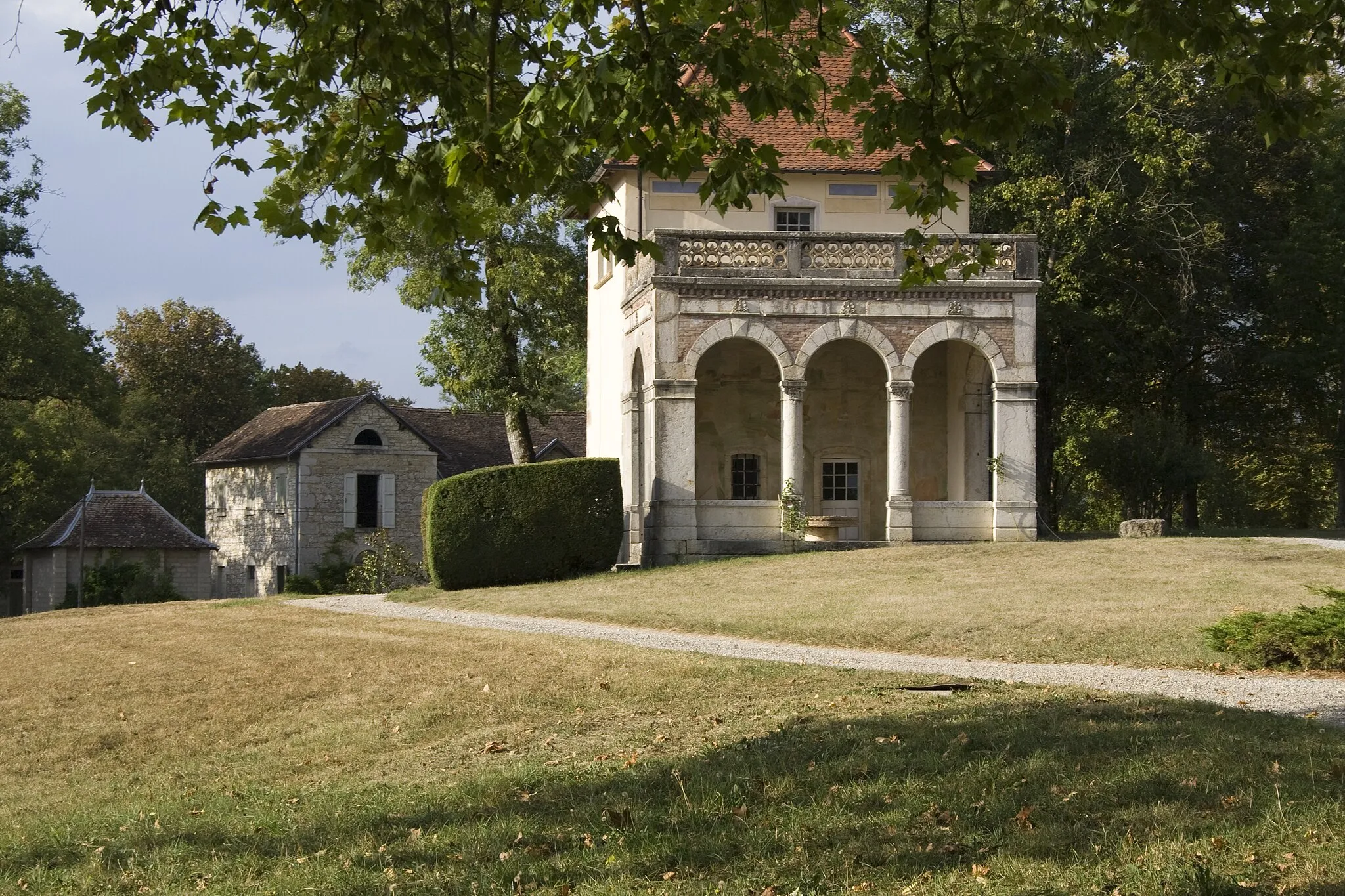 Photo showing: La propriété de Paul Claudel à Brangues près de Morestel (38510)