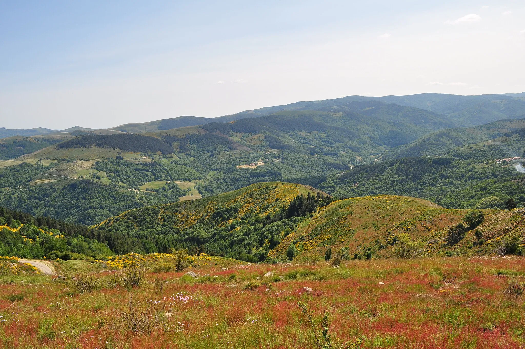 Photo showing: Albon-d'Ardèche vu depuis le Serre de Pal