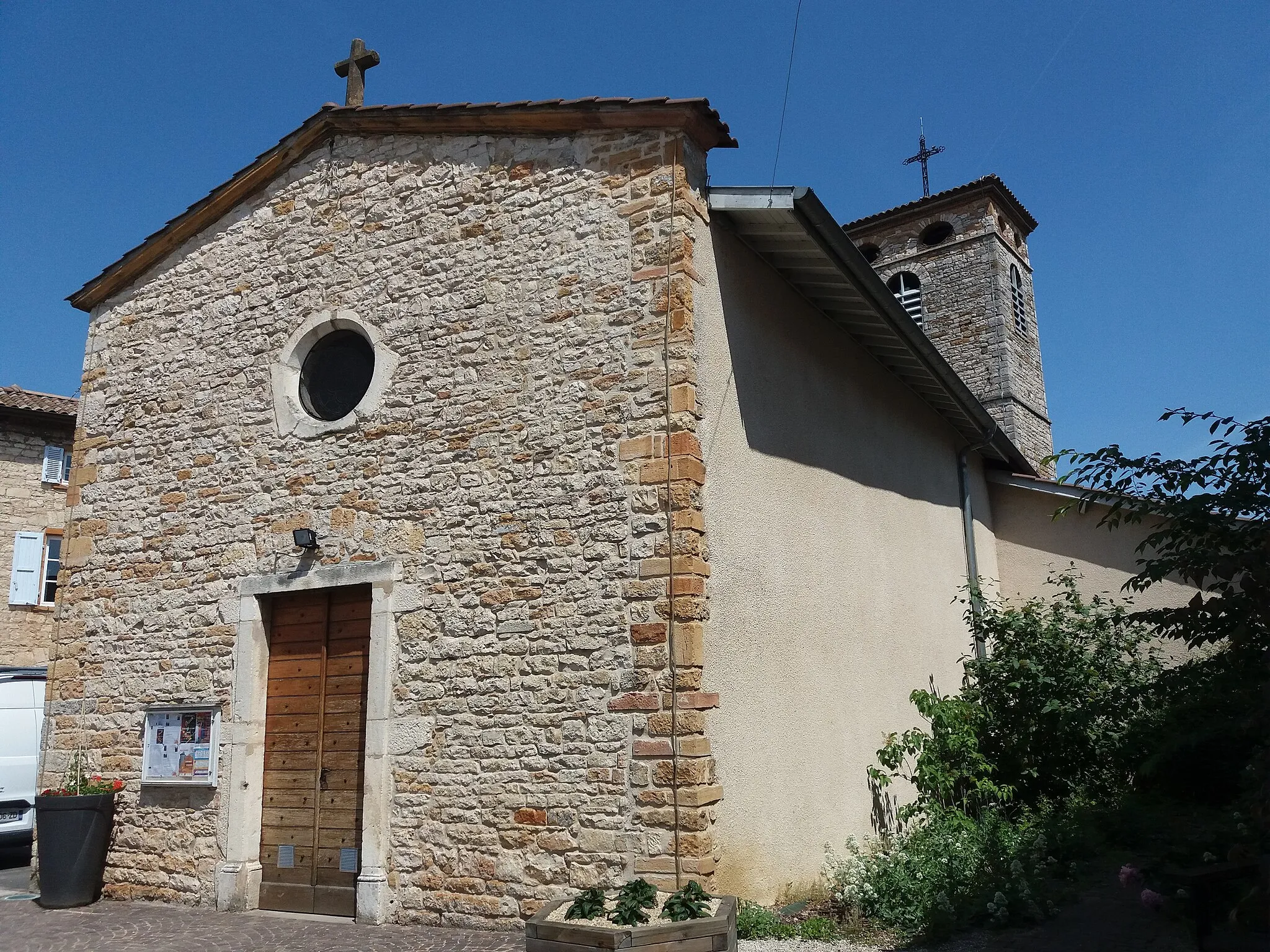 Photo showing: Façade de l'église.