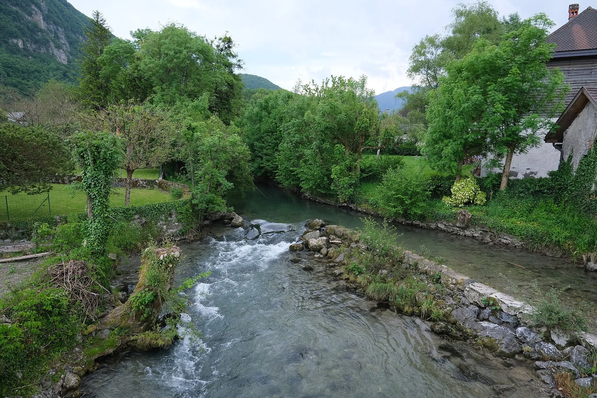 Photo showing: Eau Morte @ Pont de Verthier @ Doussard