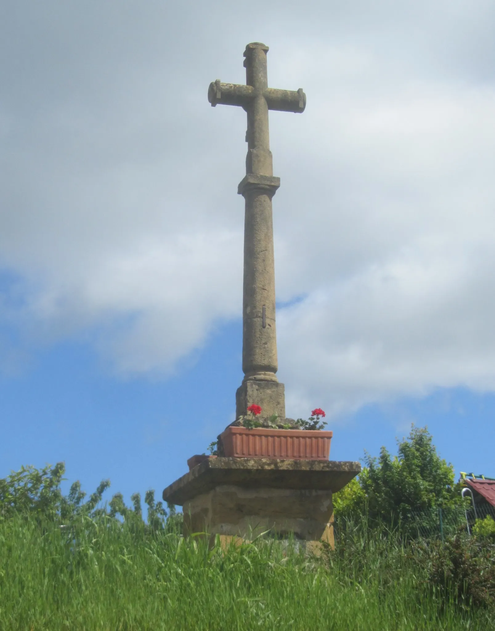 Photo showing: Croix du Brichet à  Bibost