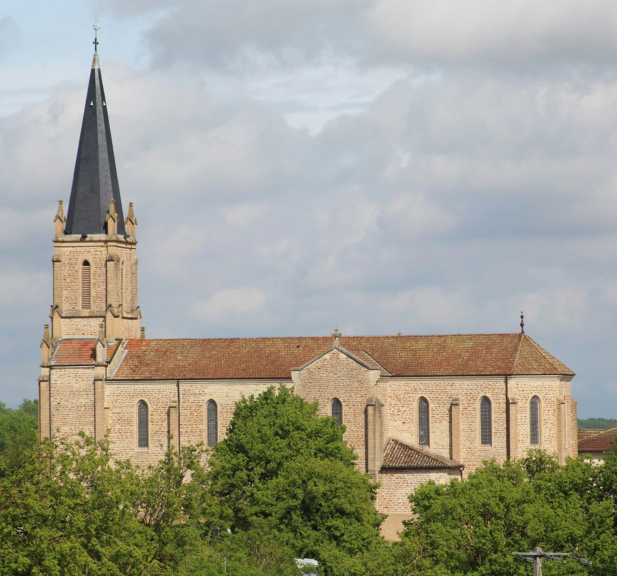 Photo showing: Église Saint-Cyr de Saint-Cyr-sur-Menthon.