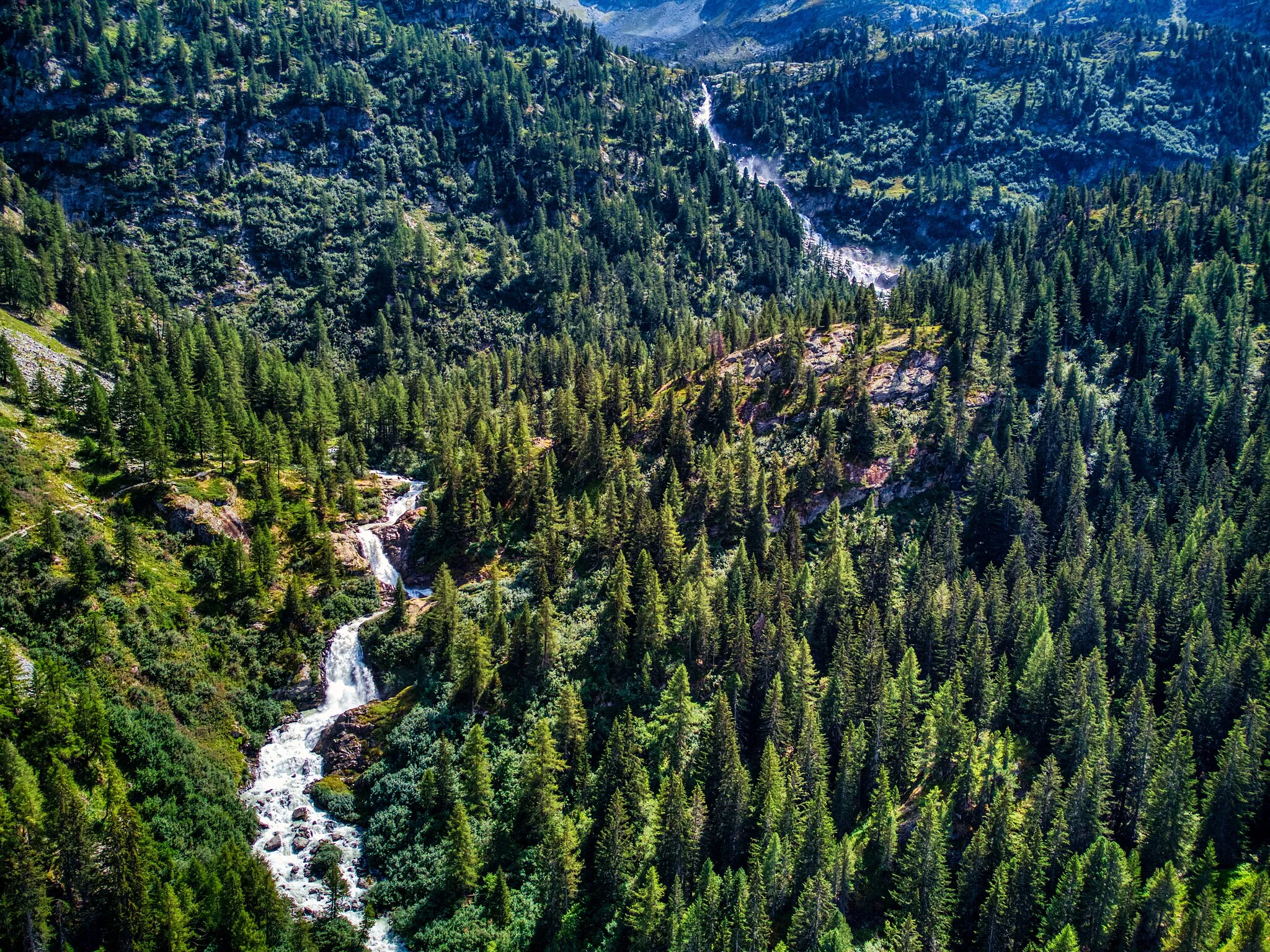 Photo showing: Rutor waterfalls