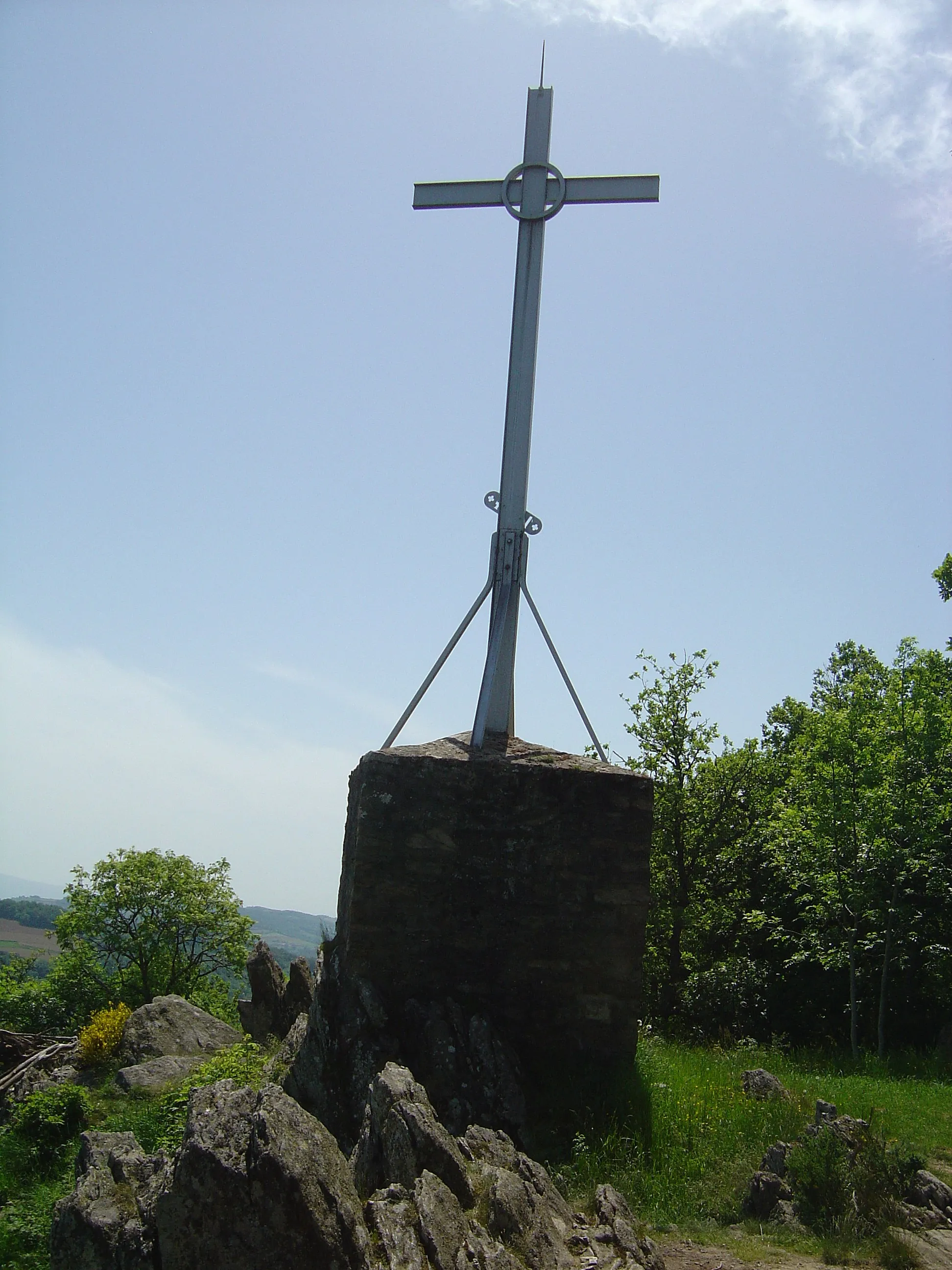 Photo showing: Croix au sommet du Signal de Saint-André (934m)