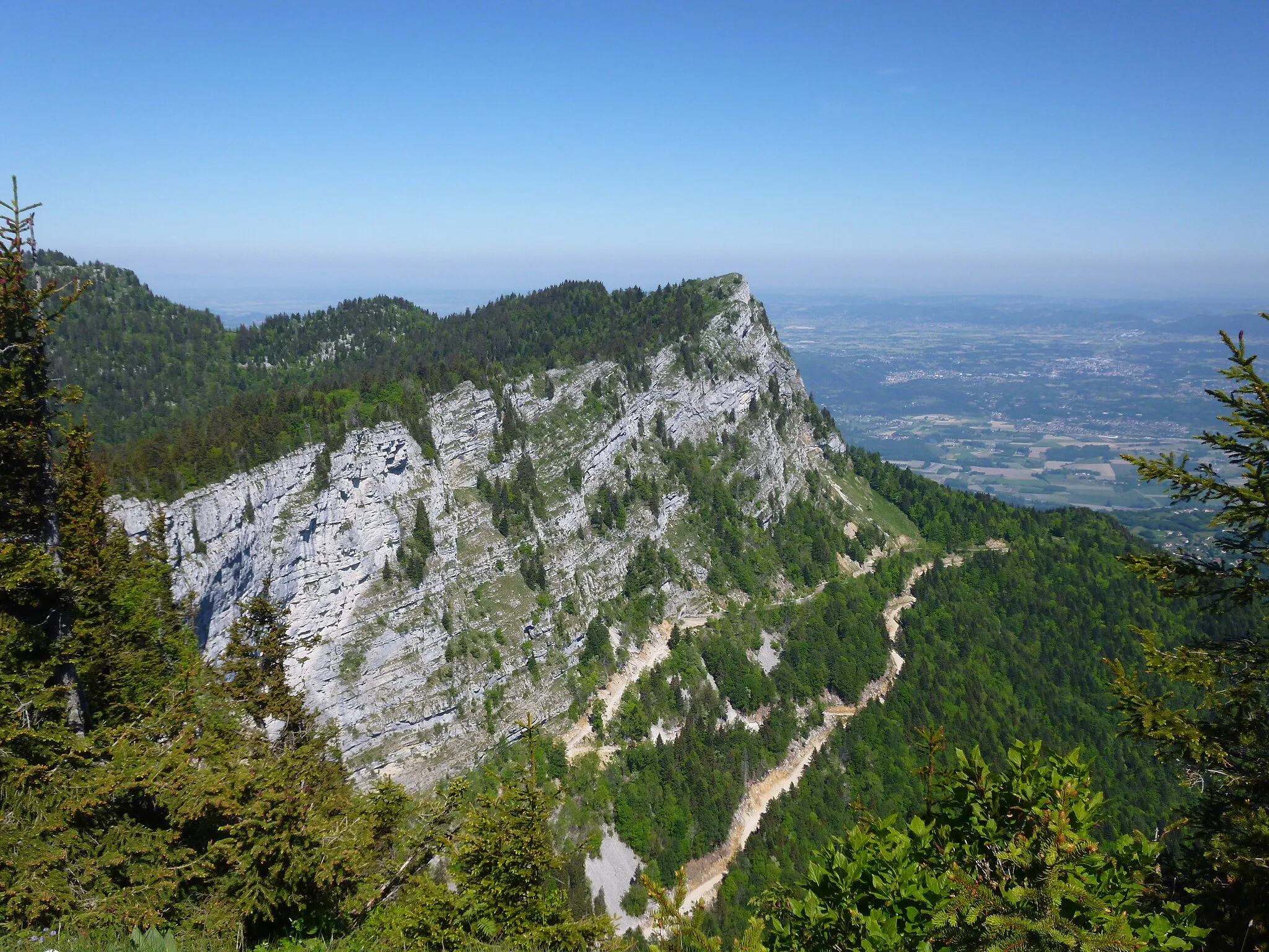 Photo showing: La Buffe avec vue sur le Voironnais.