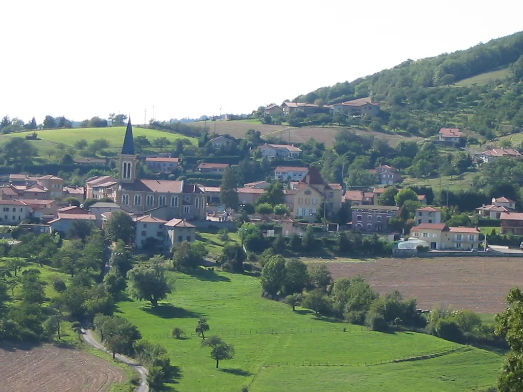 Photo showing: Le village de Brullioles (Rhône)