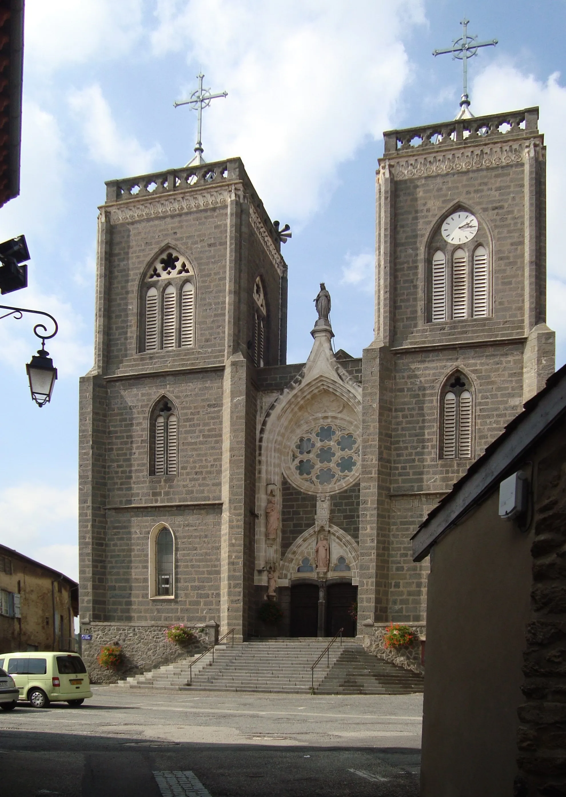 Photo showing: Église de Saint-Didier-sous-Riverie, Rhône, France.