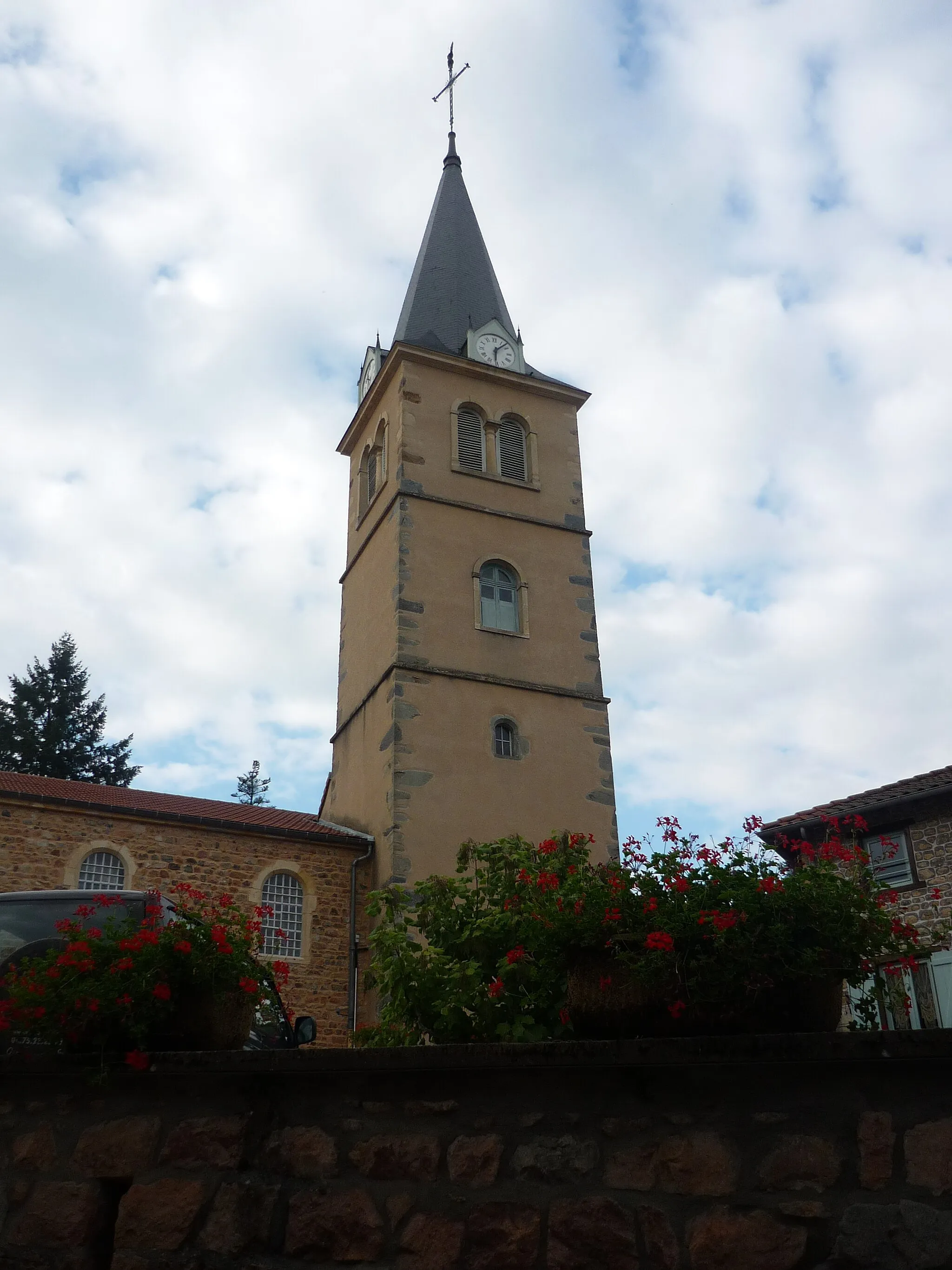 Photo showing: Église de Claveisolles, dans le département du Rhône
