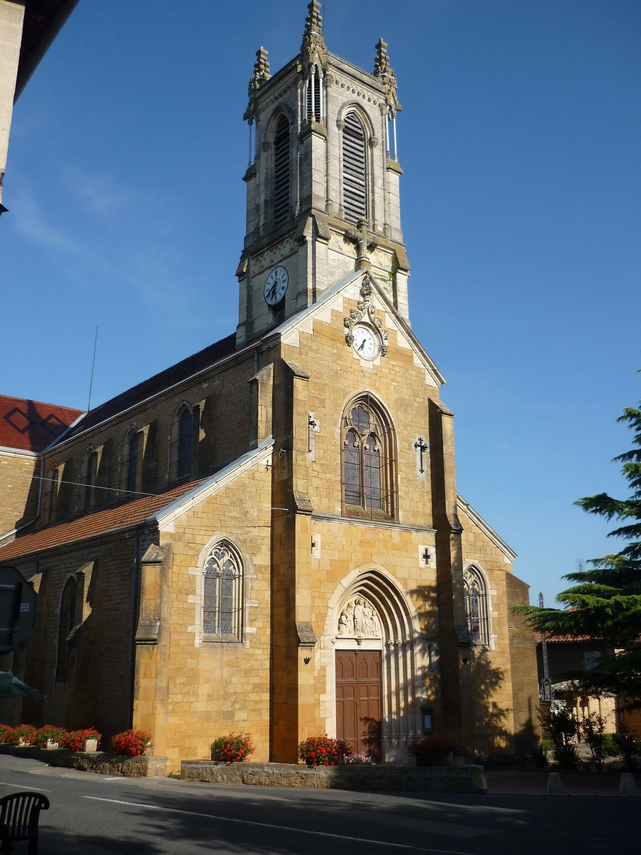 Photo showing: Église de Cogny dans le Rhône