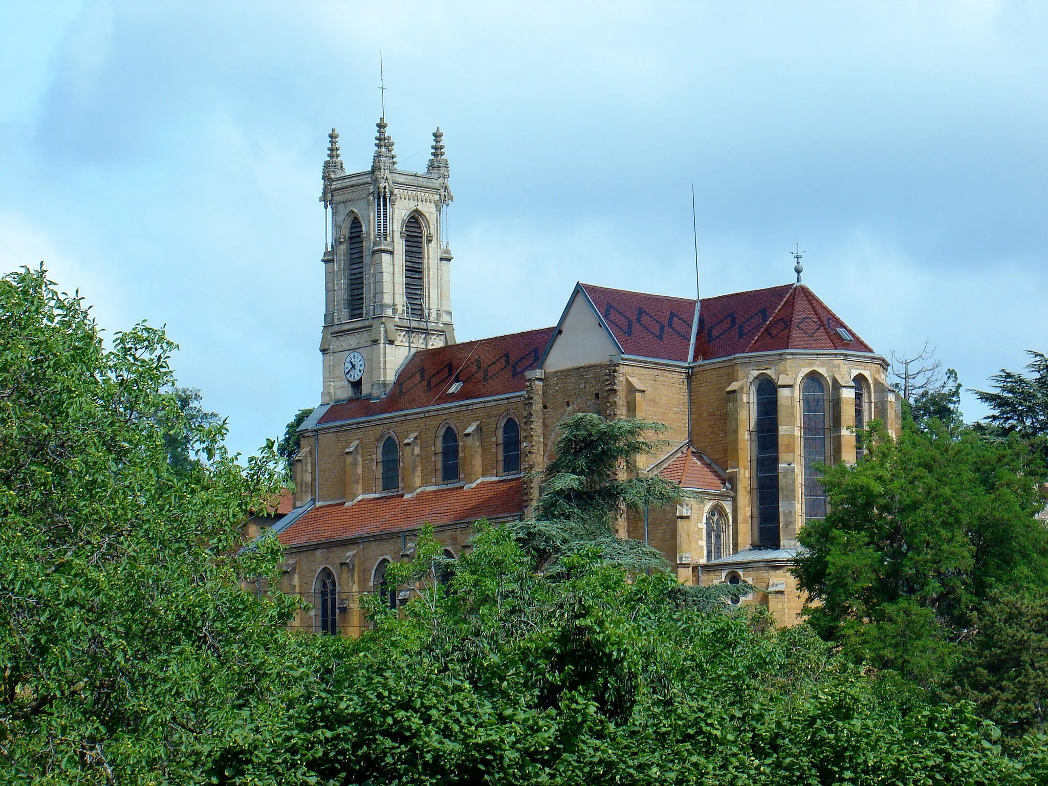 Photo showing: Eglise de Cogny vue de la campagne.