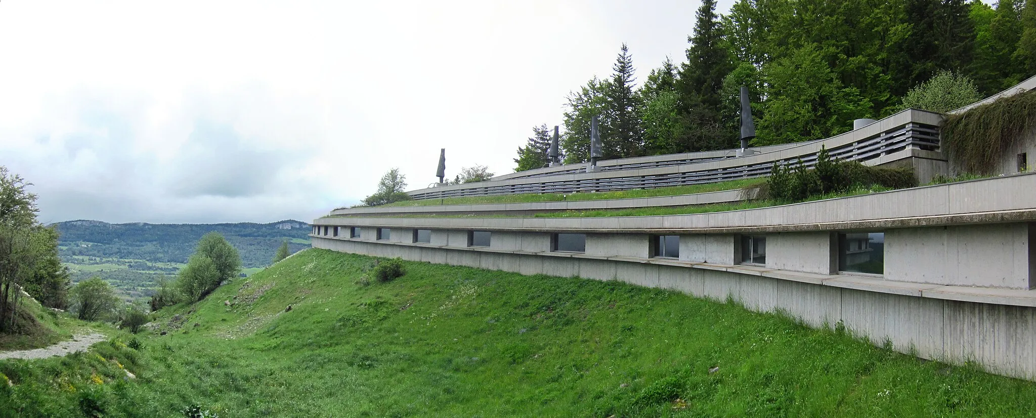 Photo showing: View of the resistance memorial at Vassieux-en-Vercors