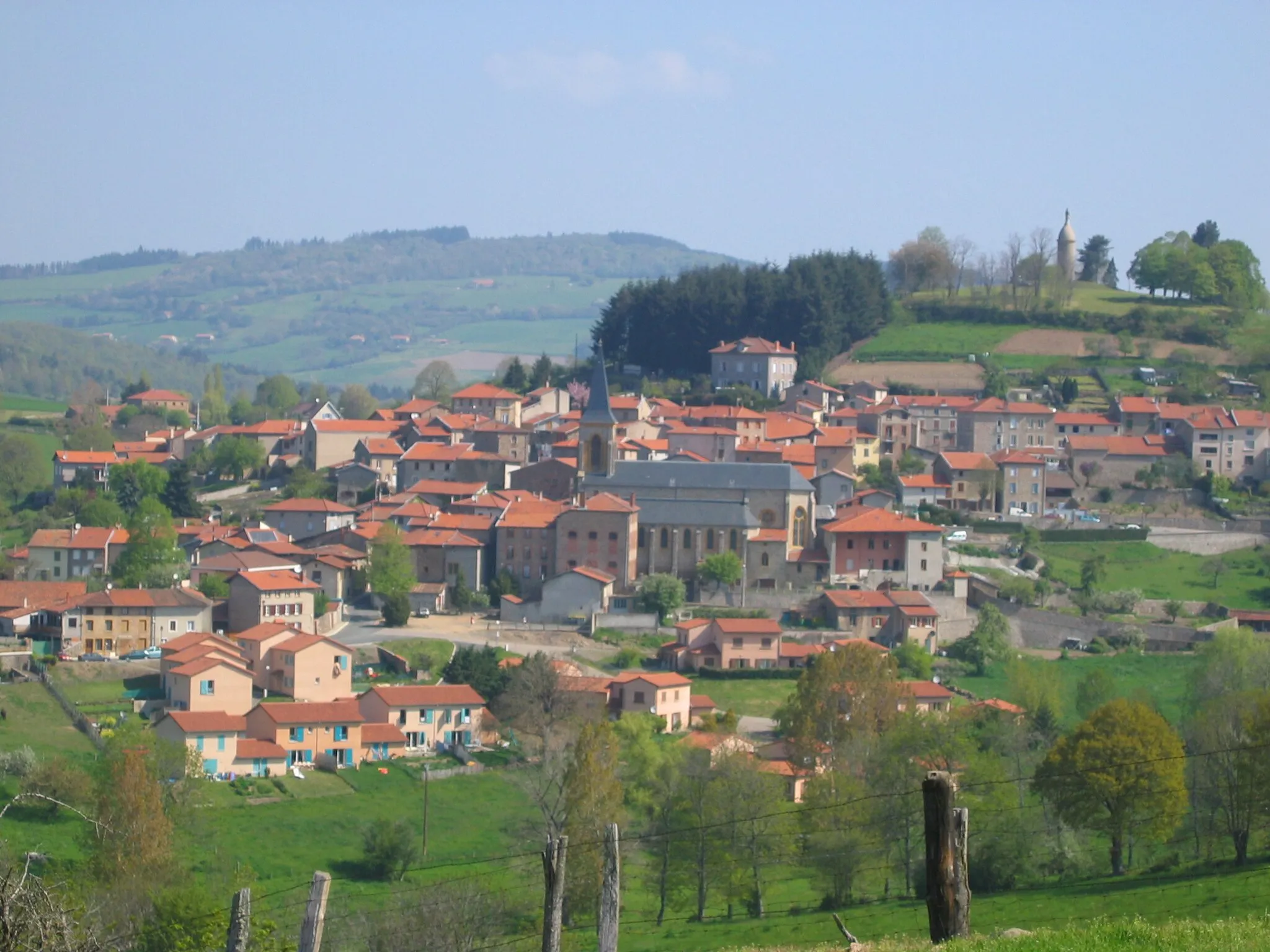 Photo showing: Le village de Villechenève