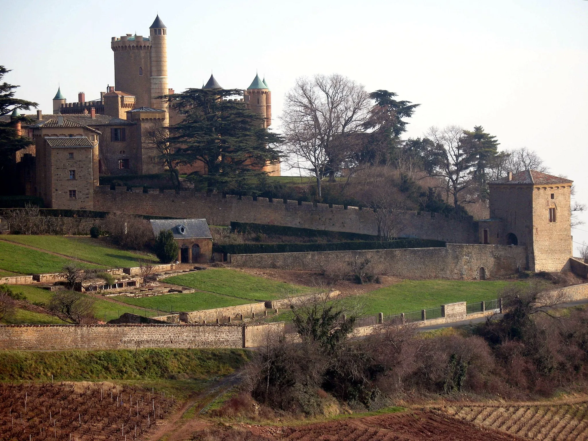 Photo showing: Château de Montmelas, dans le Rhône