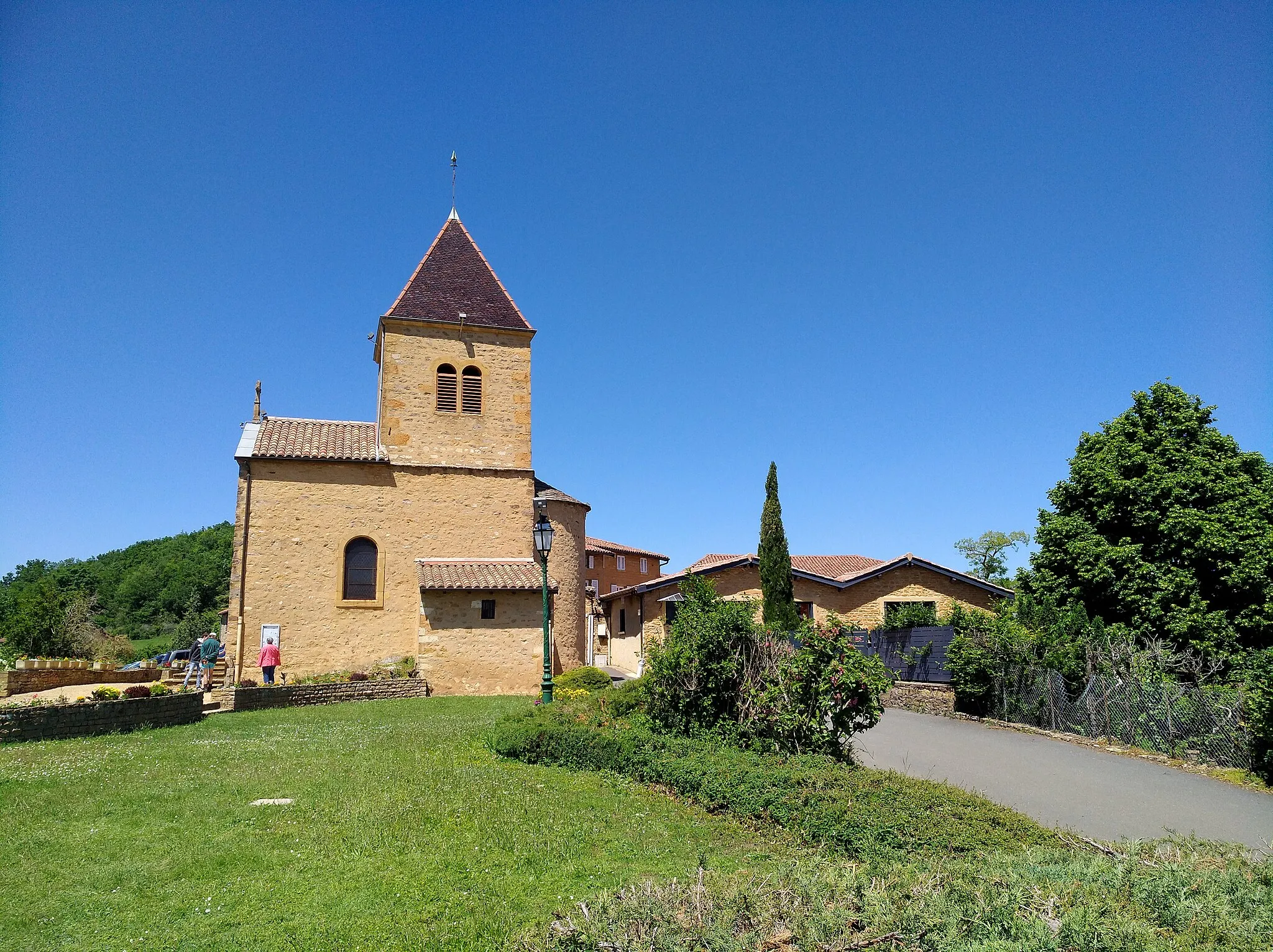 Photo showing: Église de Saint-Jean-des-Vignes, dans le département du Rhône (France).