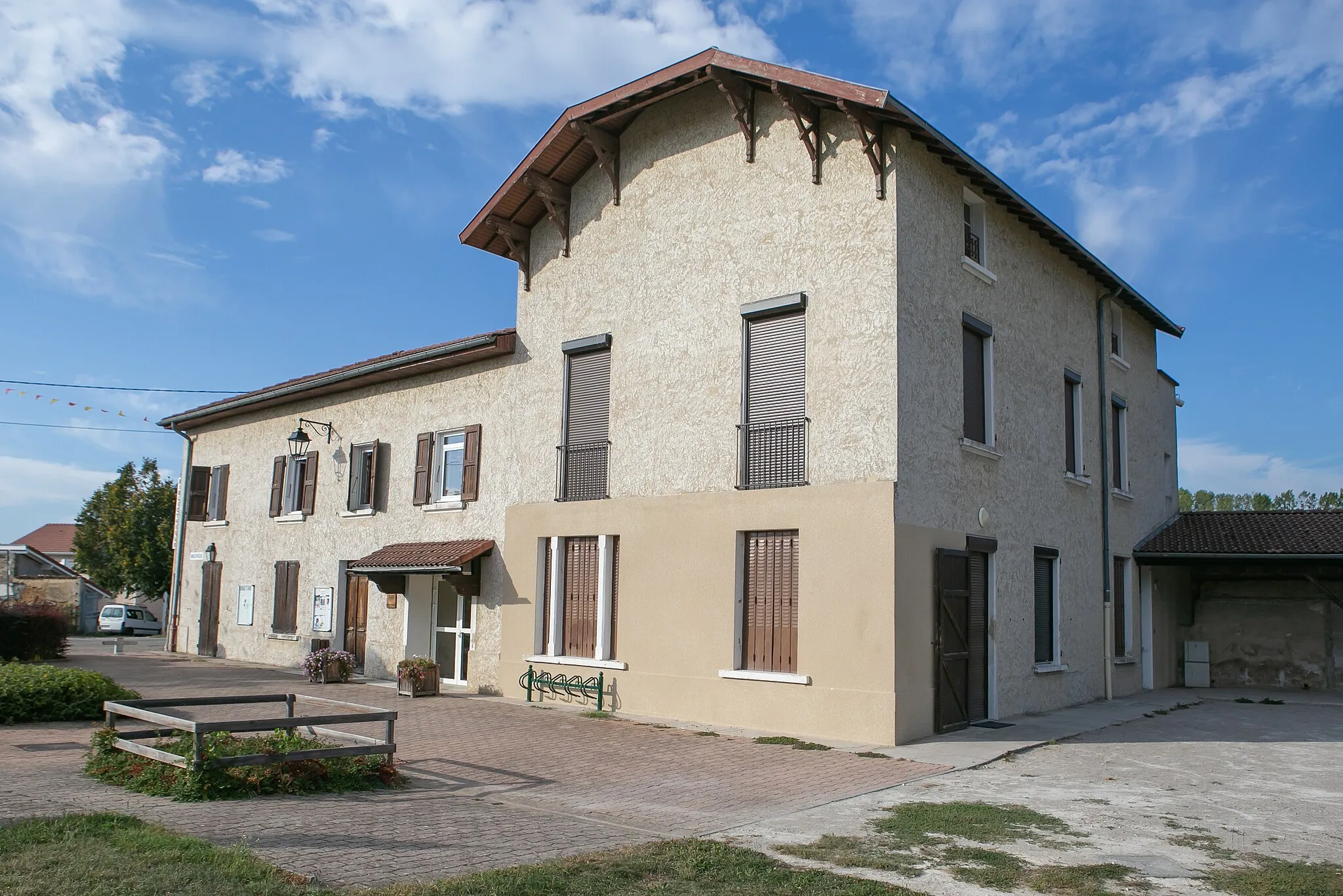 Photo showing: Vue de la bibliothèque de Beaucroissant  / Isère / France