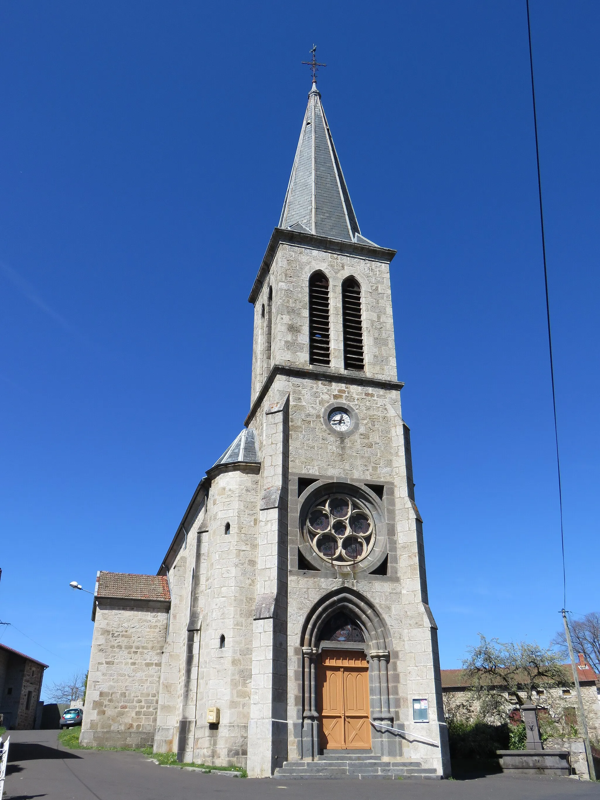 Photo showing: Église Saint-Nicolas de Baffie, dans le Puy-de-Dôme.