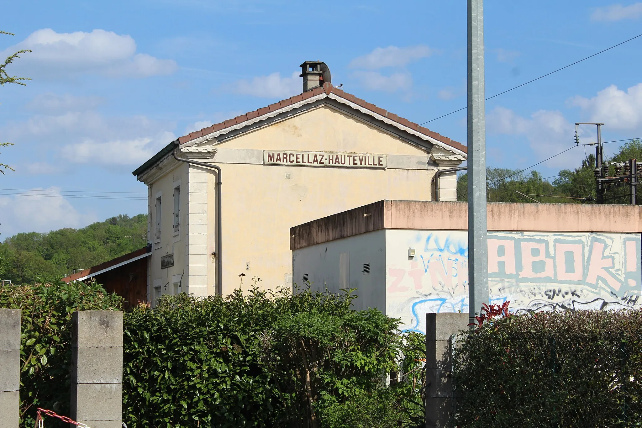 Photo showing: Gare de Marcellaz-Hauteville, Hauteville-sur-Fier.