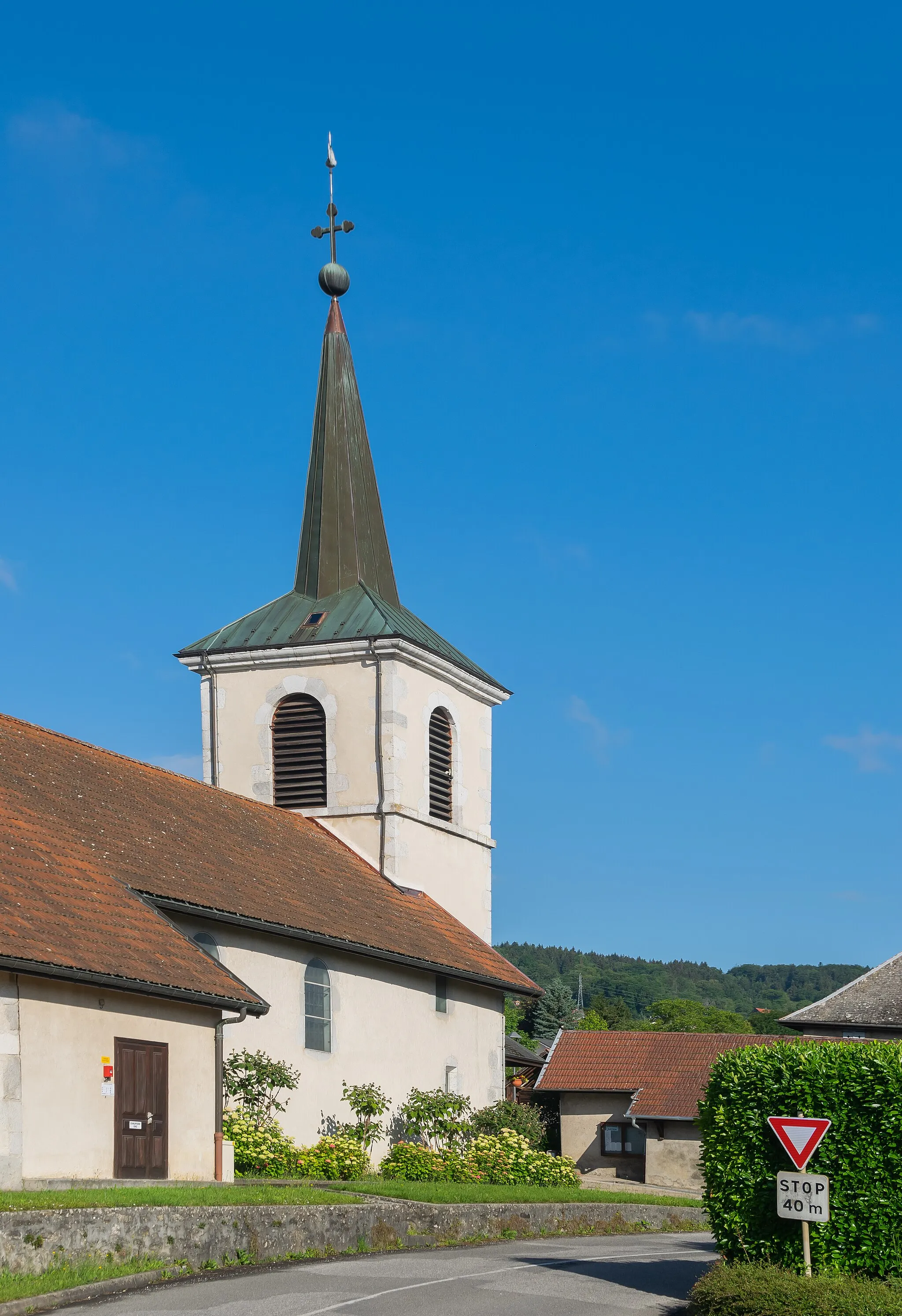 Photo showing: Saint Andrew church in Etaux, Haute-Savoie, France