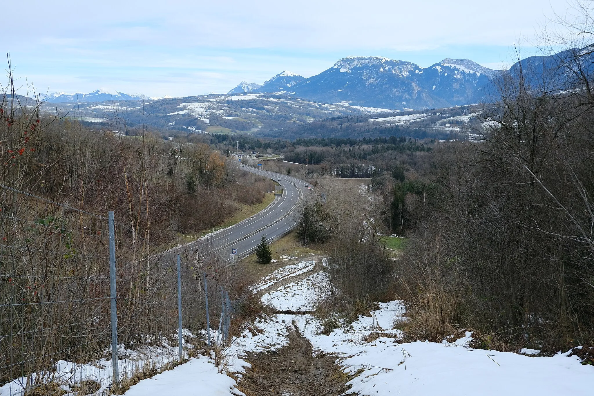 Photo showing: Autoroute @ Charvonnex