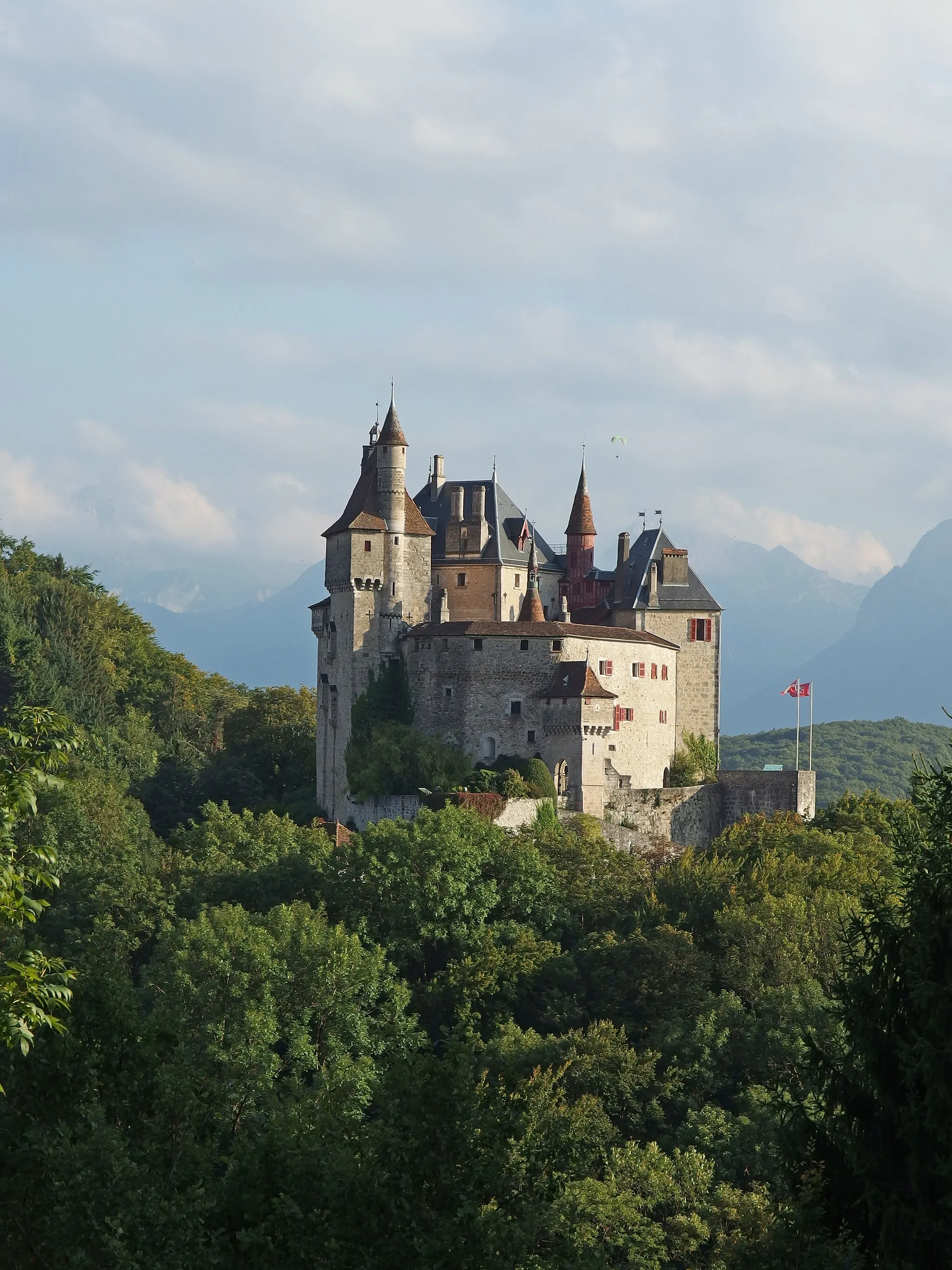 Photo showing: Le château de Menthon-Saint-Bernard