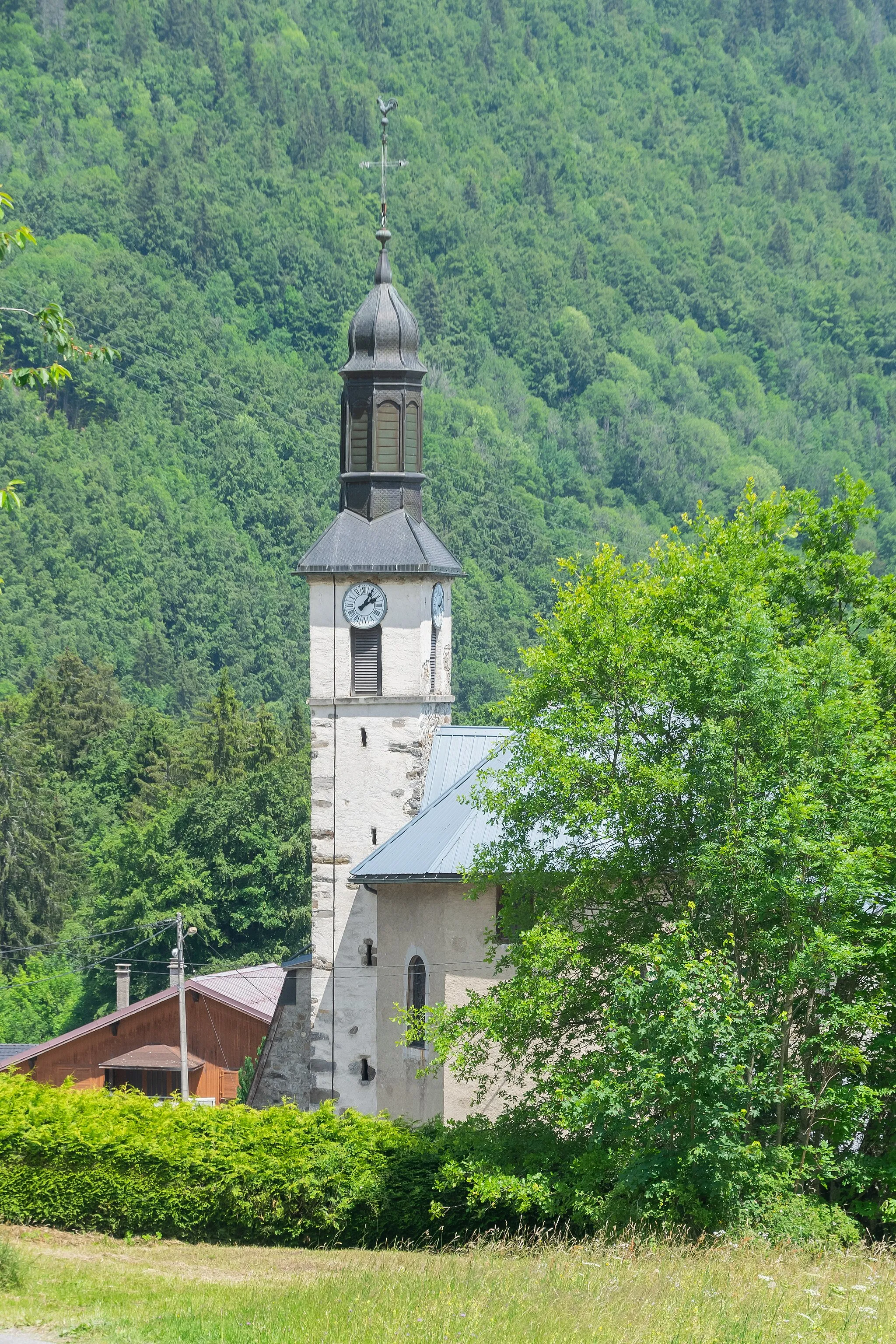 Photo showing: Saint Aloysius Gonzaga church in Essert-Romand, Haute-Savoie, France