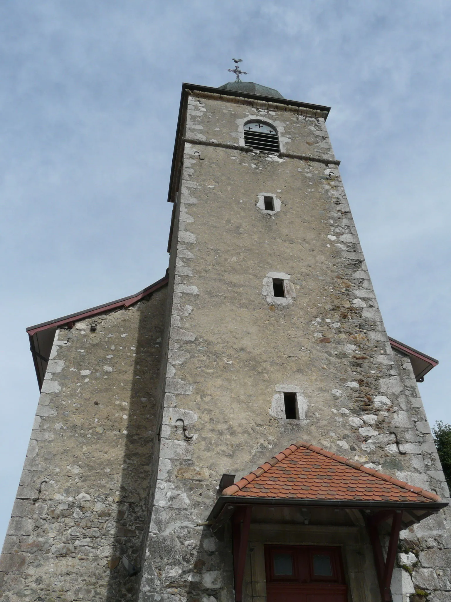Photo showing: Champanges (Haute-Savoie) : le clocher de l'église