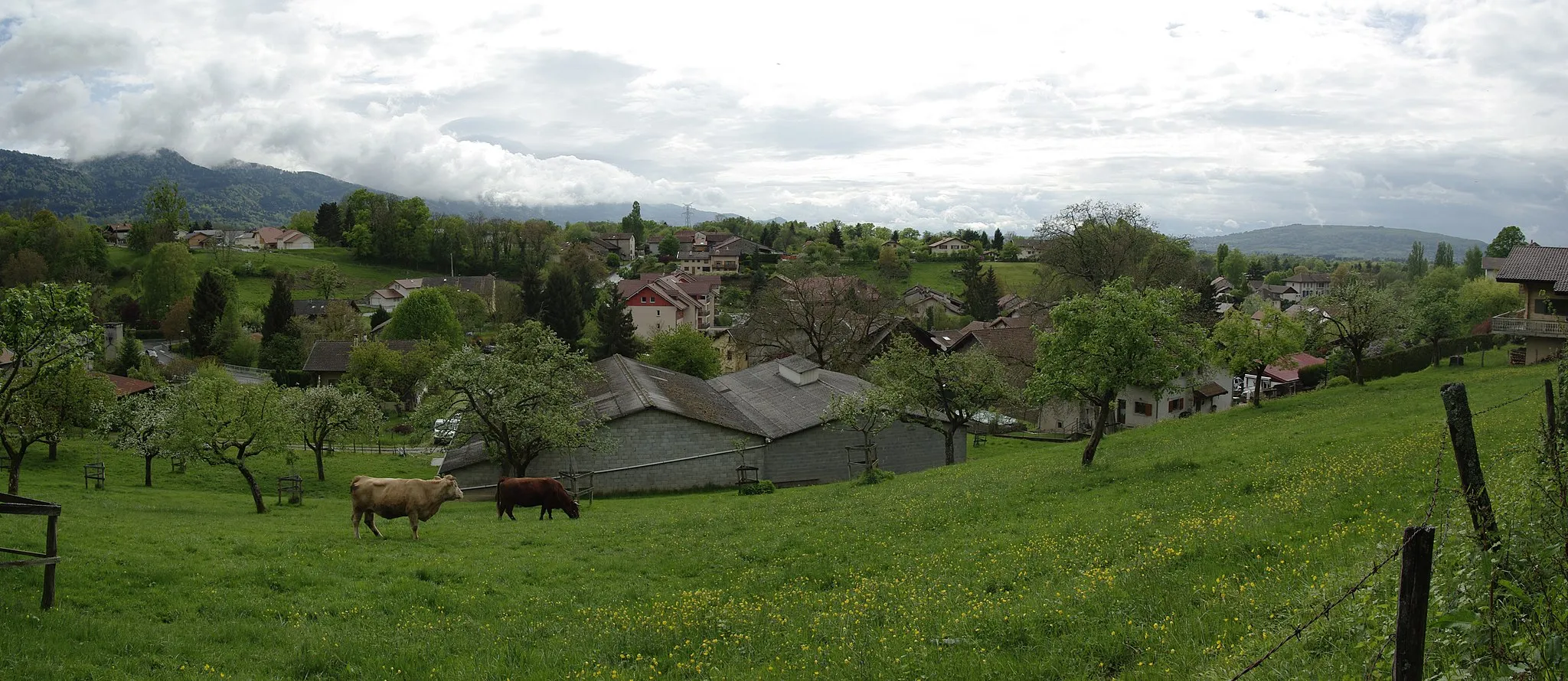 Photo showing: Vue sur Perrignier centre