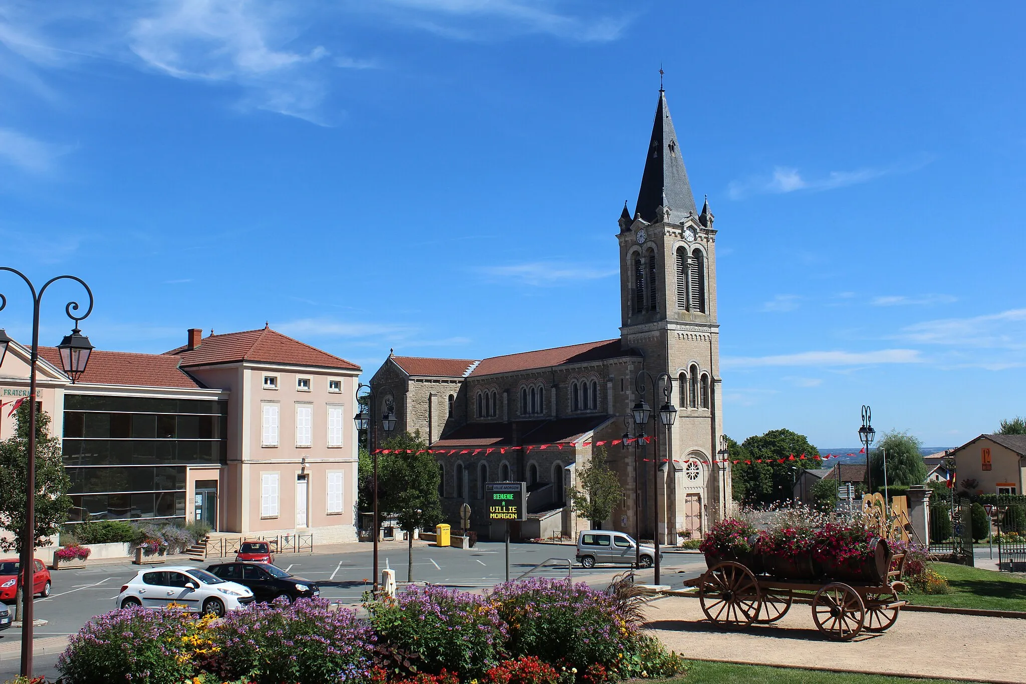 Photo showing: Église Saint-Vincent de Villié-Morgon.