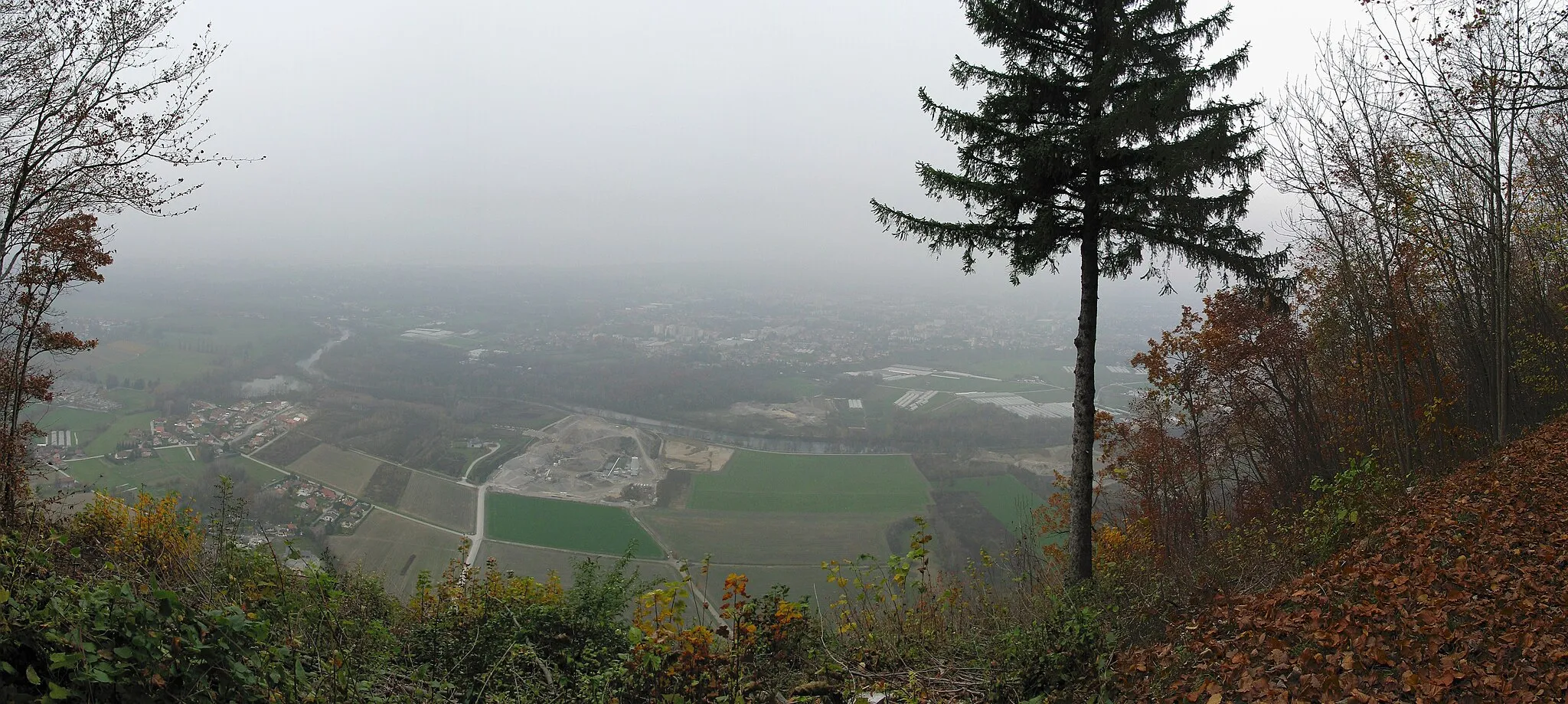 Photo showing: L'Arve from the Petit Salève