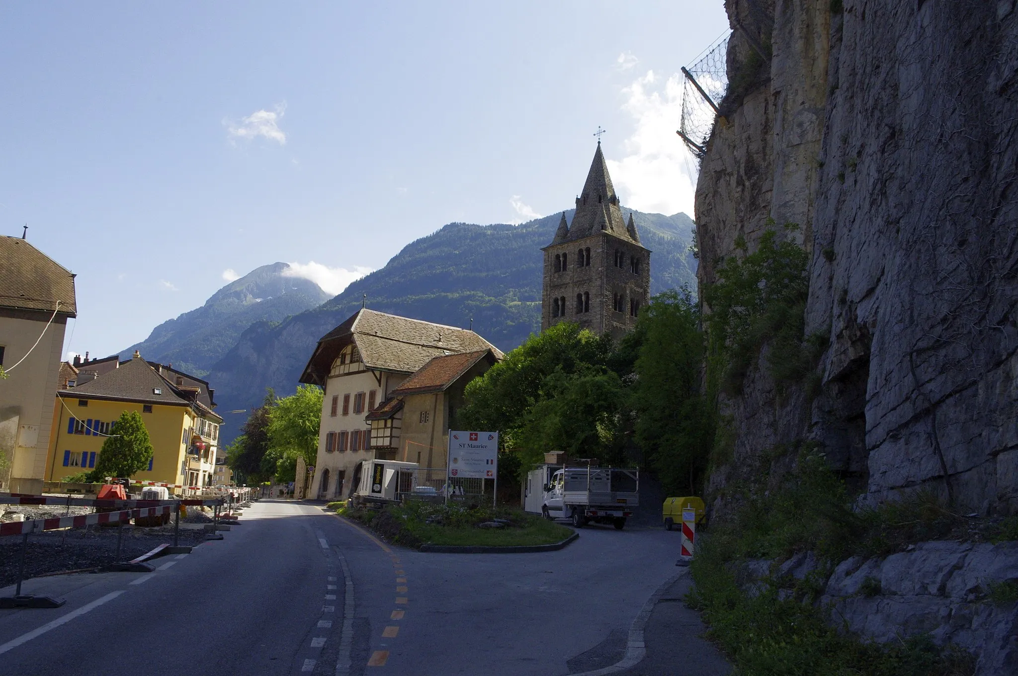 Photo showing: Saint-Maurice, Wallis, Schweiz
